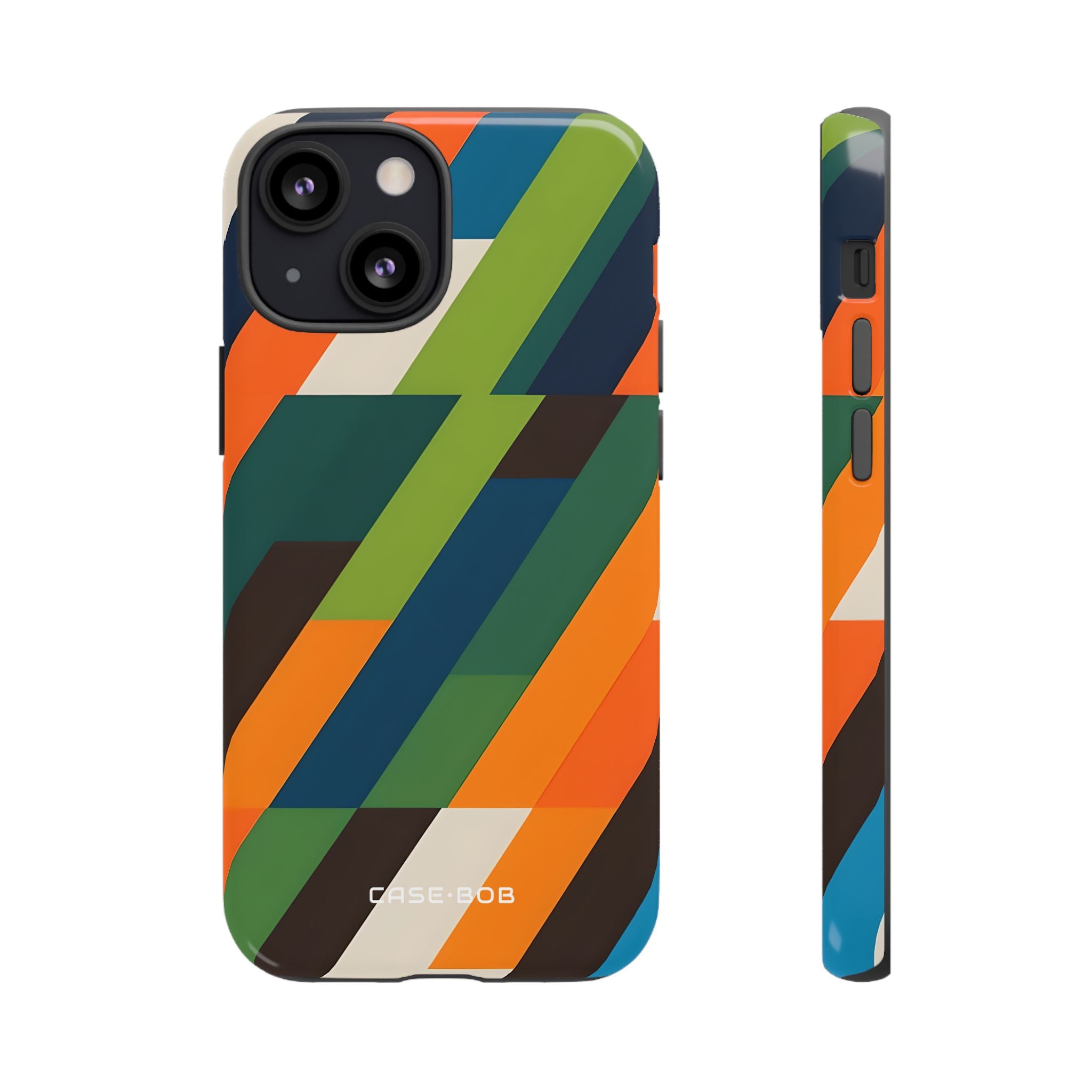 Diagonal Blaze iPhone 13 Mini Case - Tough