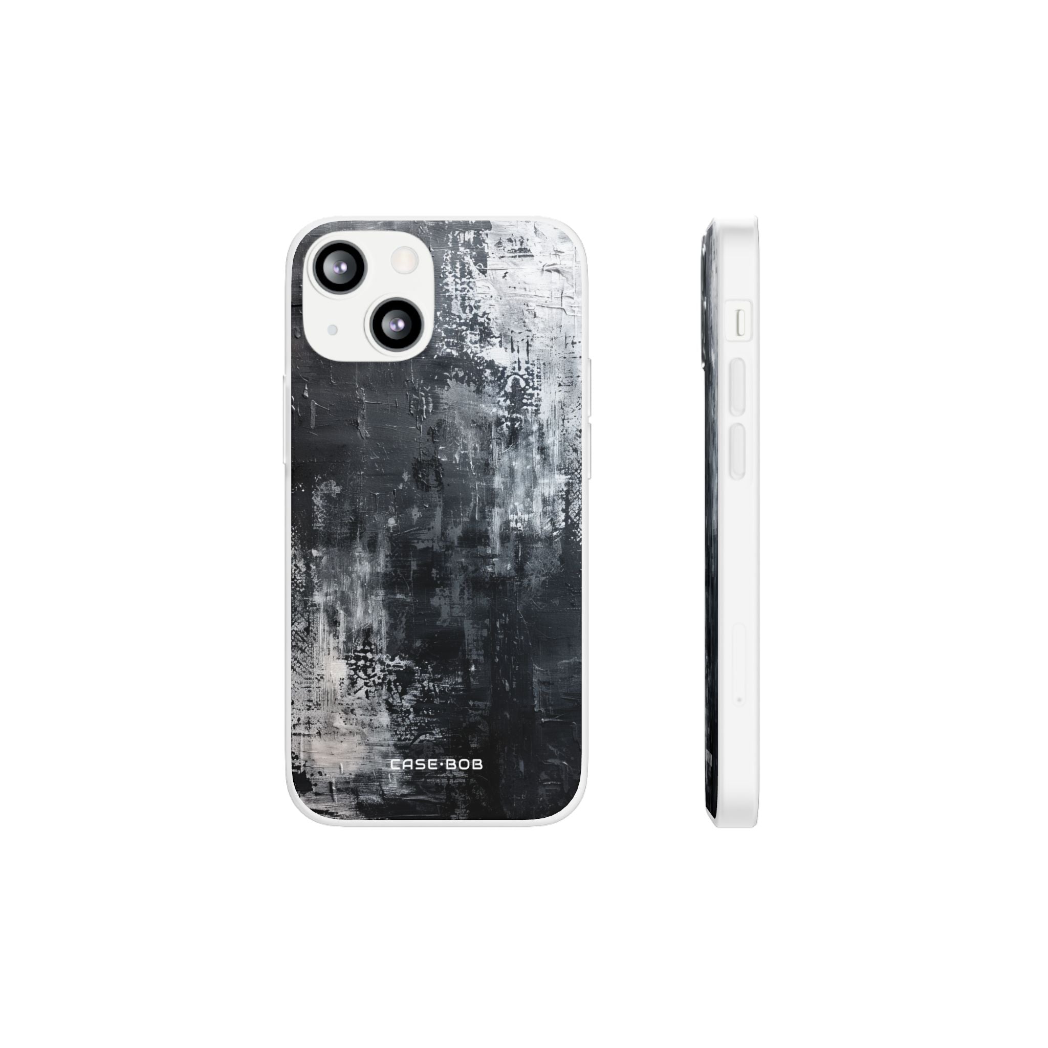 Texturiertes Blackscape iPhone 13 mini Case - Soft