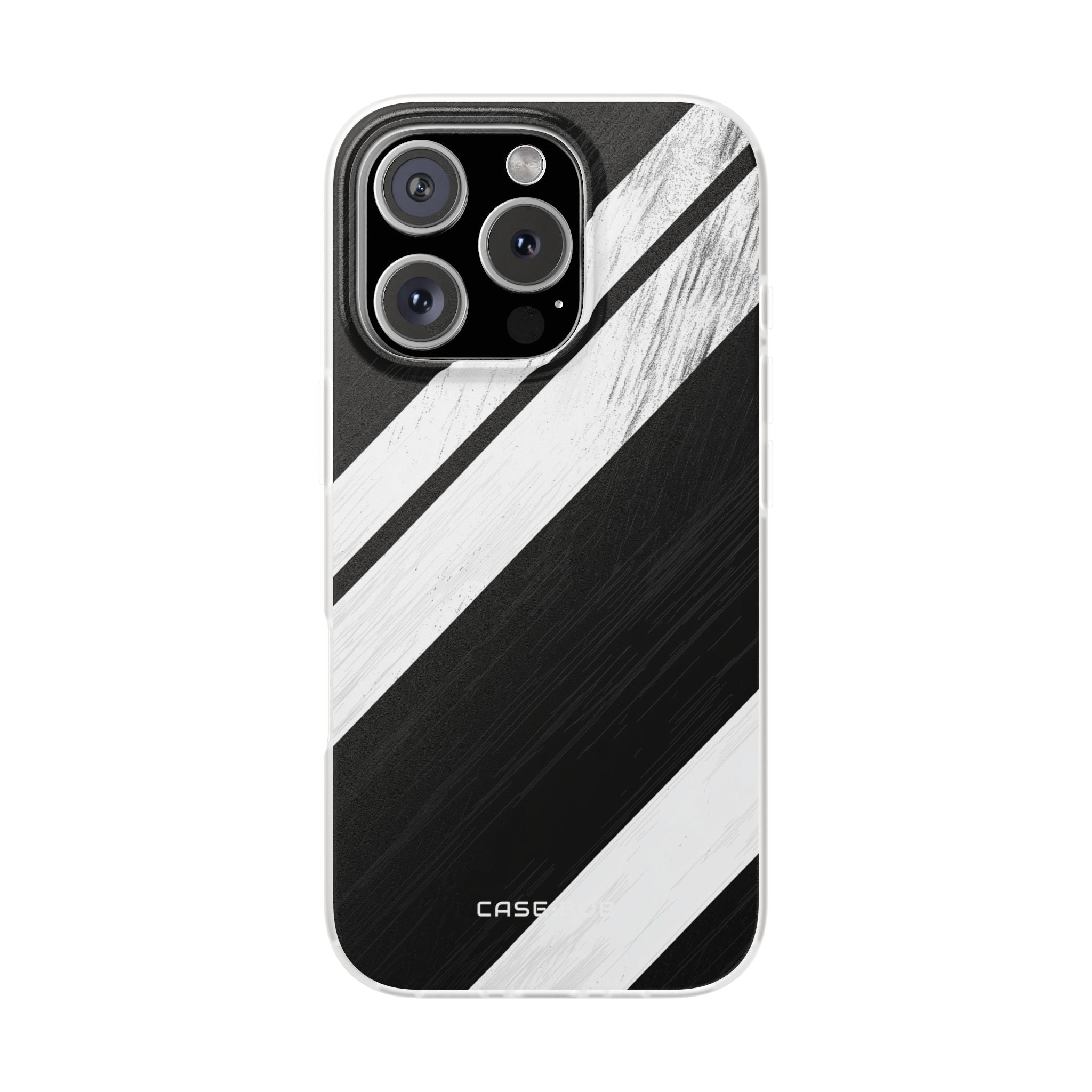 Distressed Stripe Motion iPhone 16 Pro Case - Soft