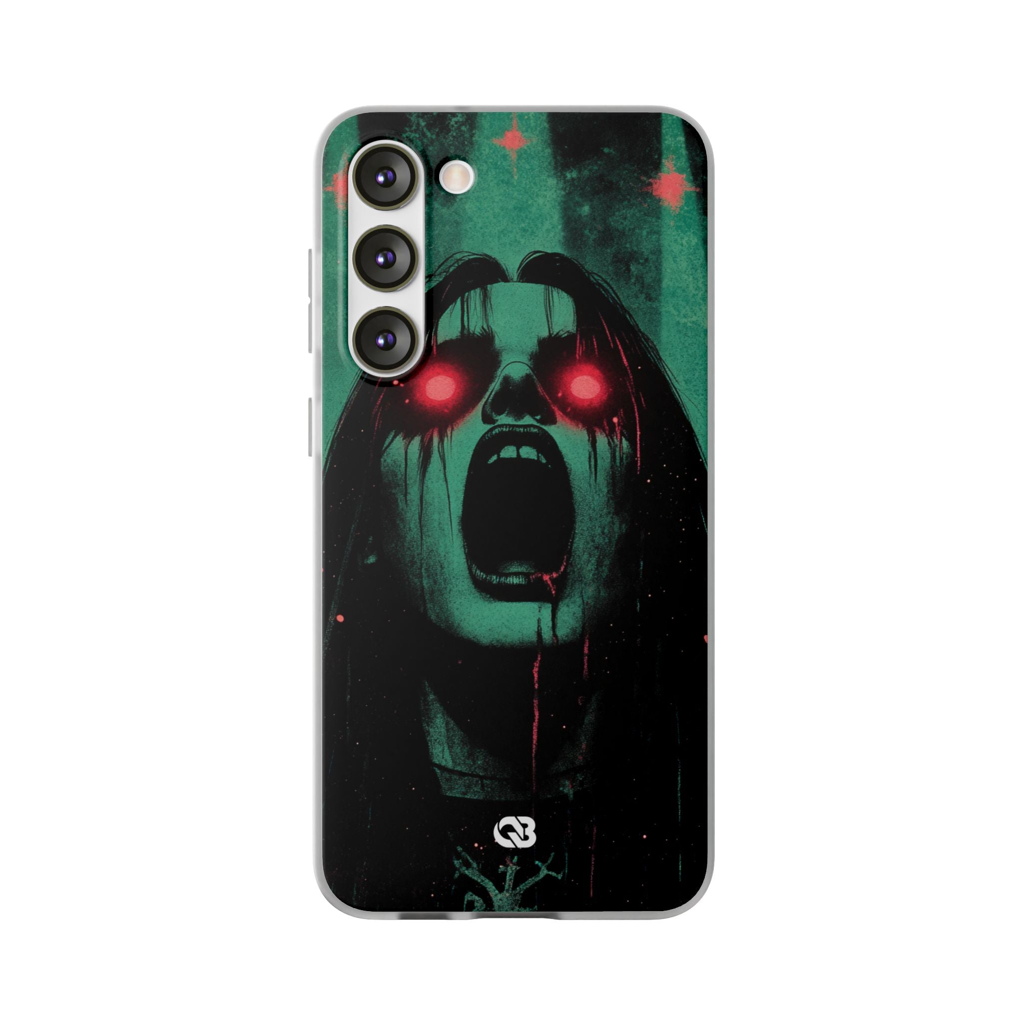 Crimson Emerald Scream · Soft Phone Case for Samsung