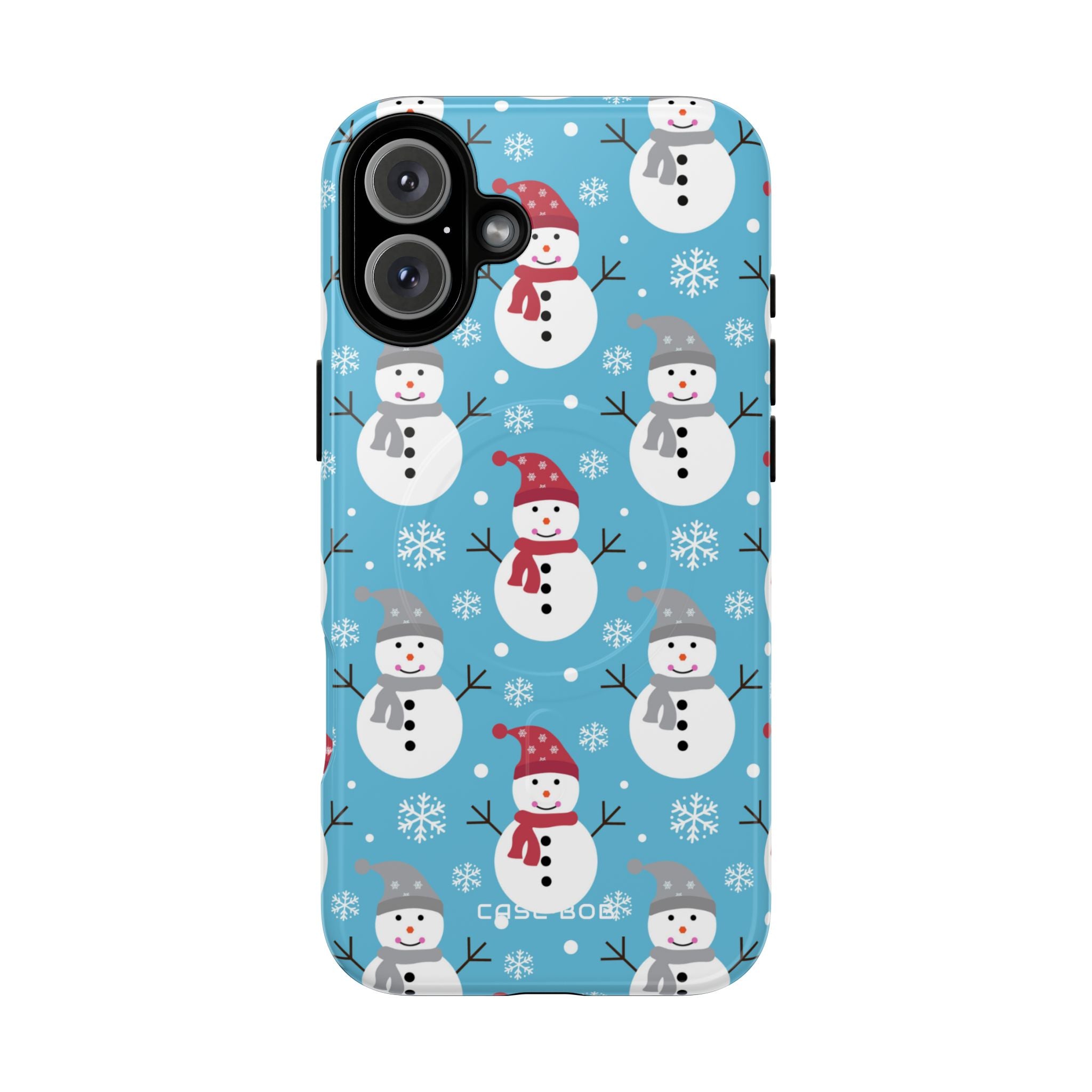 Snowman Parade iPhone 16 Plus Skal - Tough+