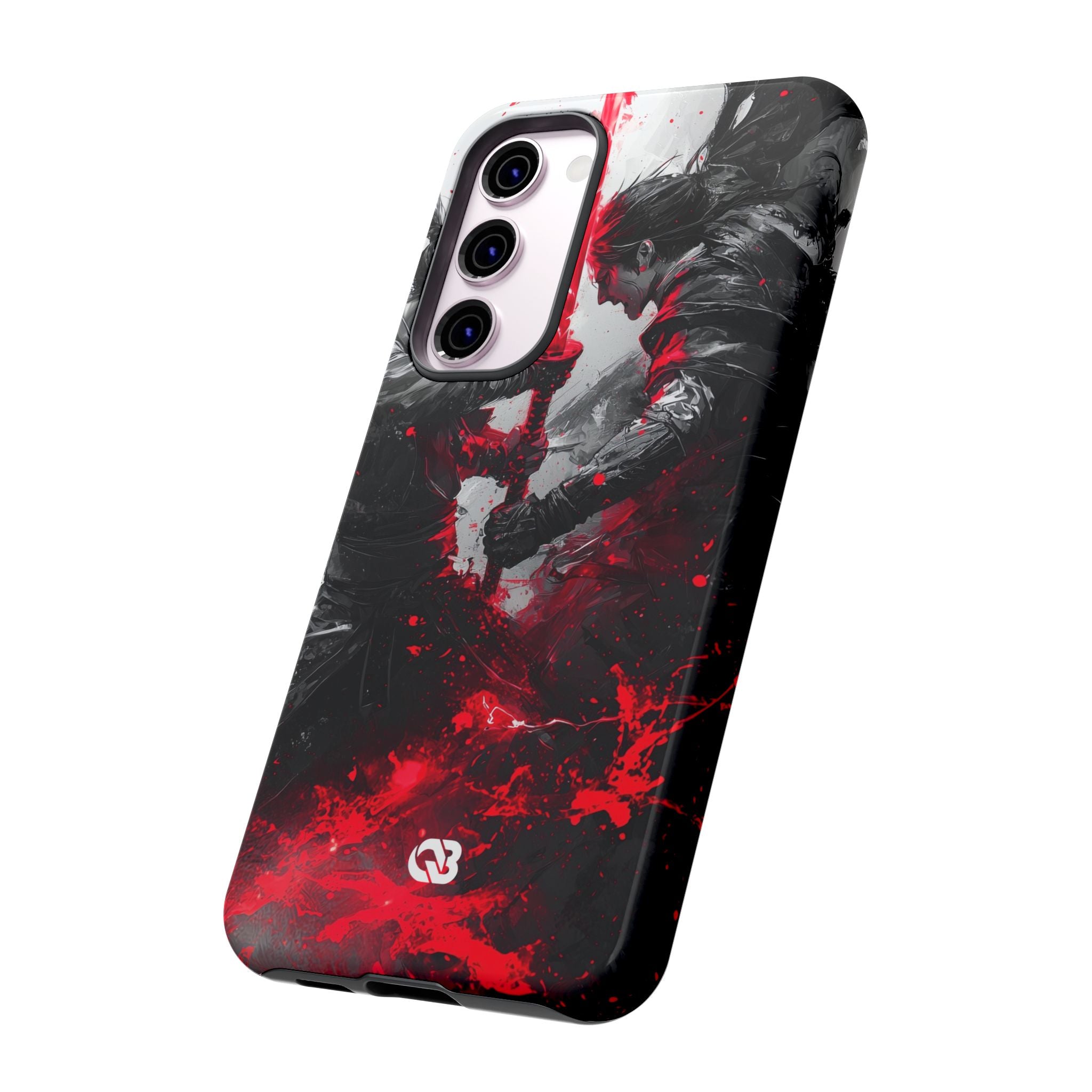 Shattered Crimson Duel · Tough Phone Case for Samsung