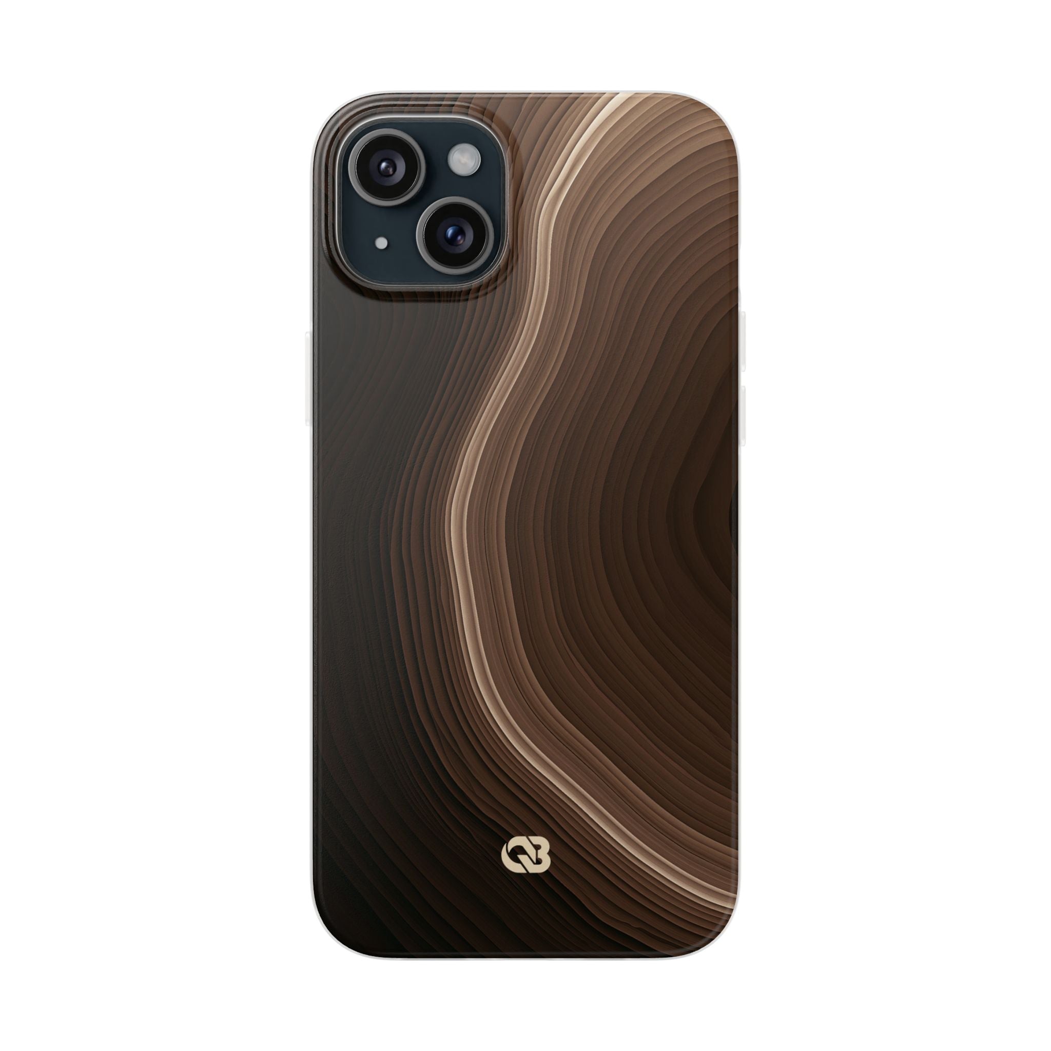 Brown Lite Phone Case for iPhone - Bronzed Canyon Relief