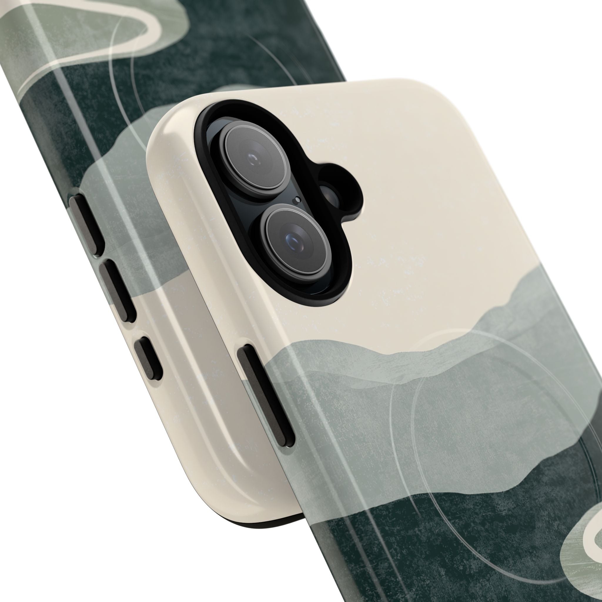 Green Tough 2.0 Magsafe Phone Case for iPhone - Misty Sage Valley