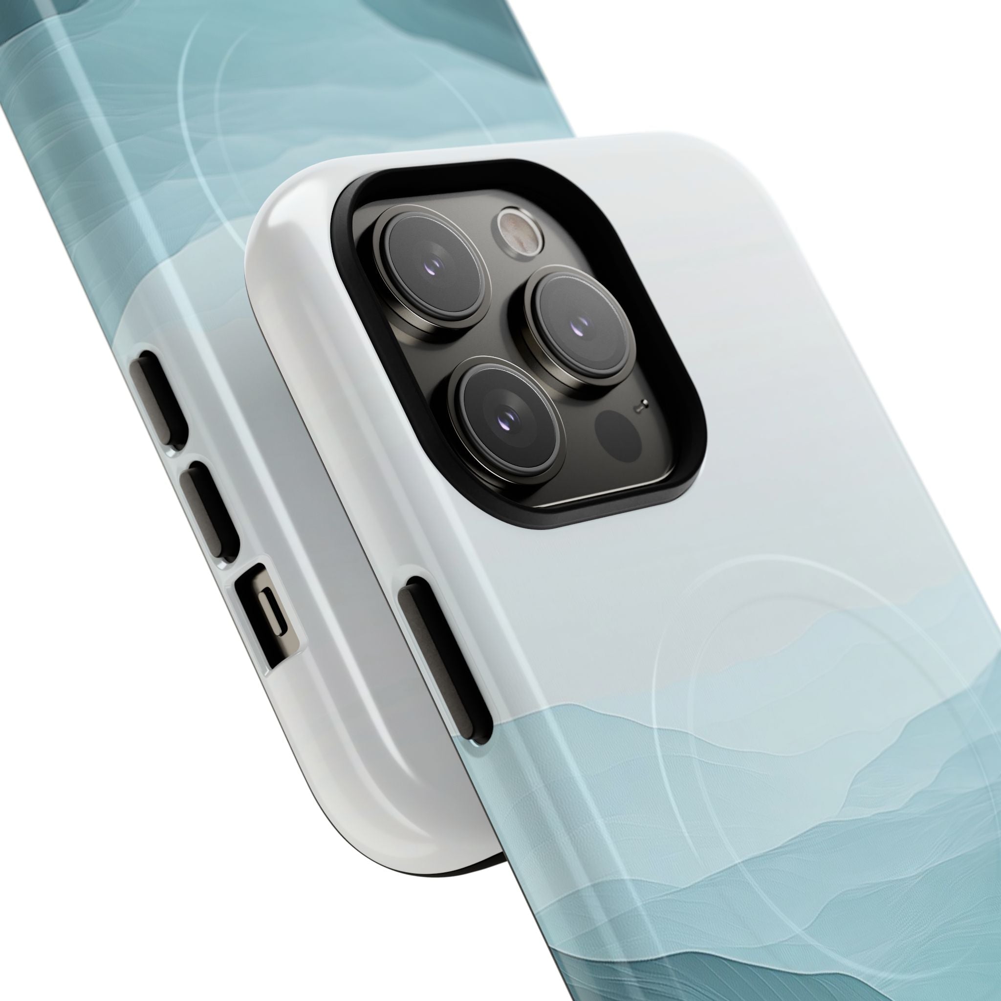 Teal Mist Mountains iPhone 14 Pro Max Case - Tough+