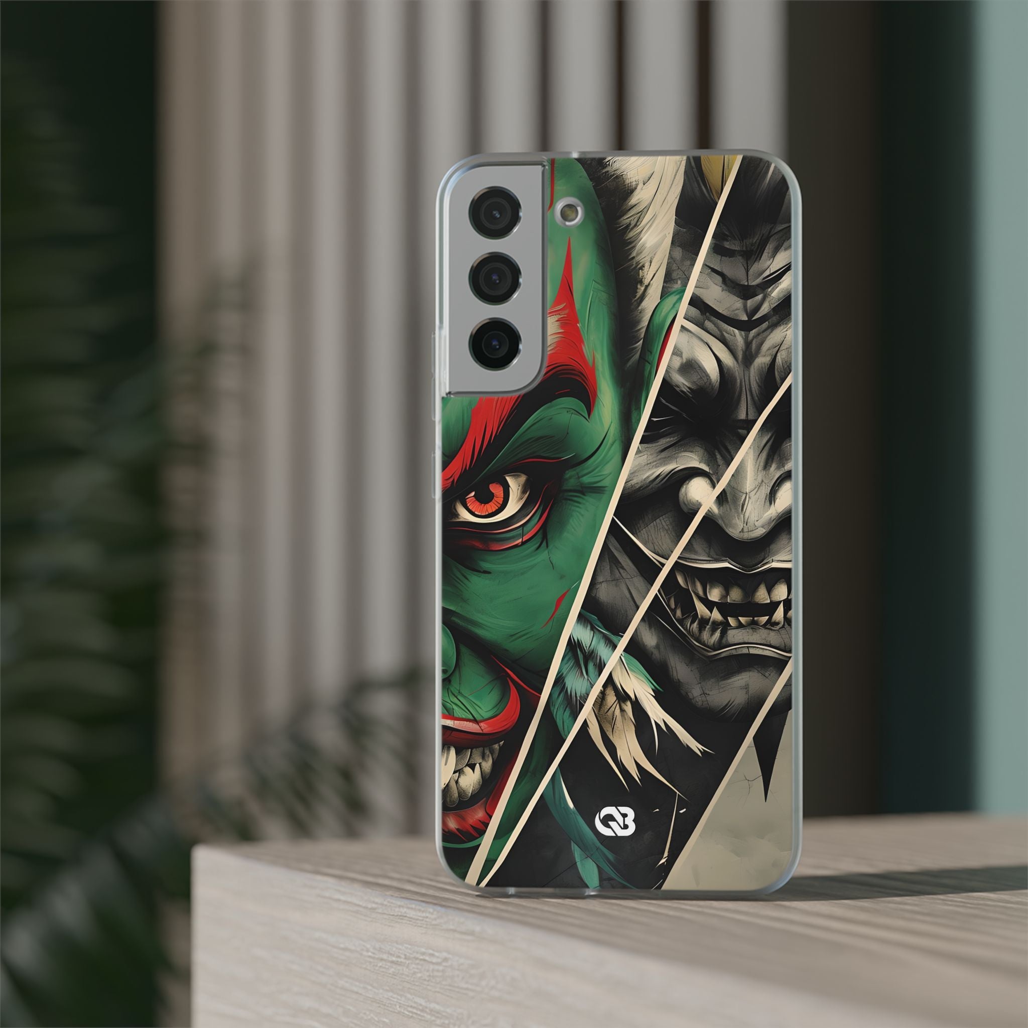 Emerald Oni Grin · Soft Handyhülle für Samsung