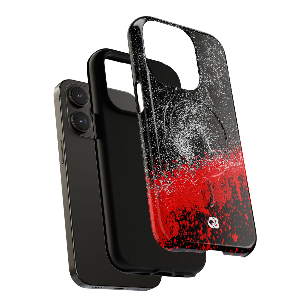 Crimson Noir Drip · Tough 2.0 Magnetic Phone Case for iPhone · Black