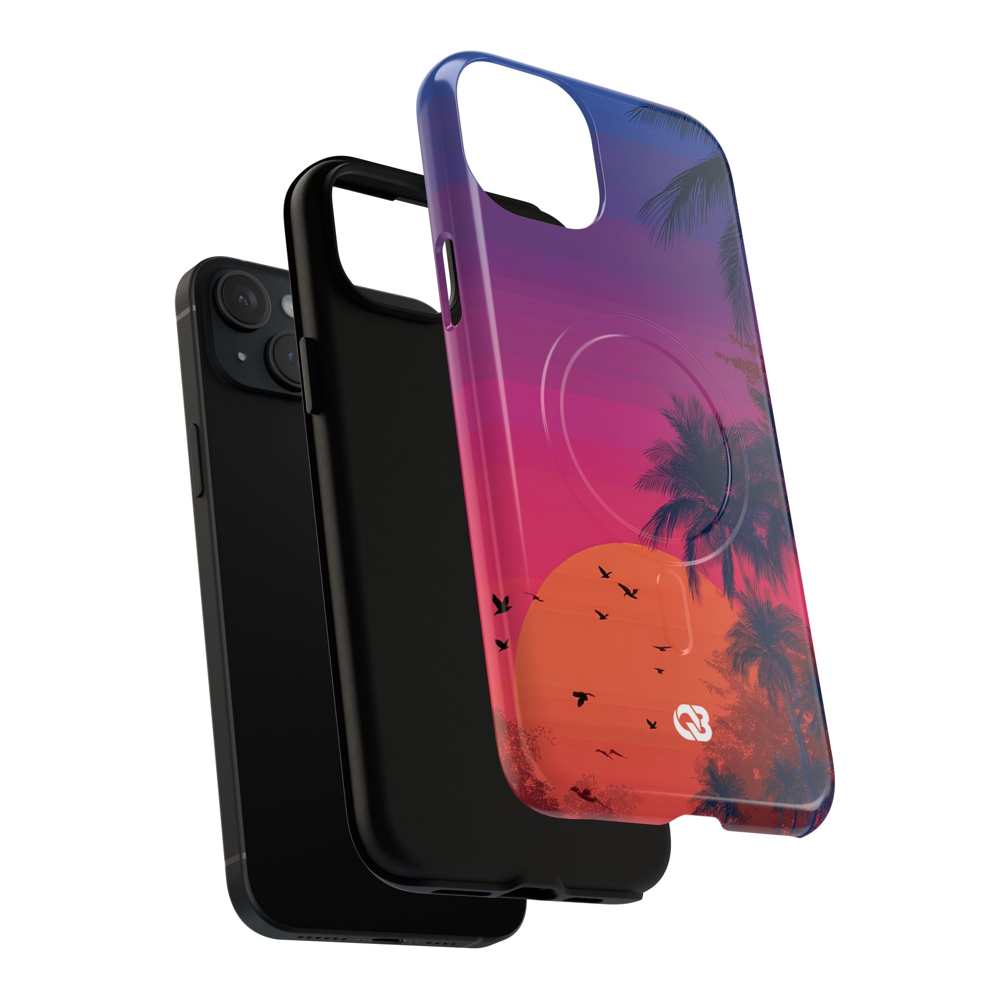 Neon Horizon Palms · Tough+ Telefoncover til iPhone · Magsafe