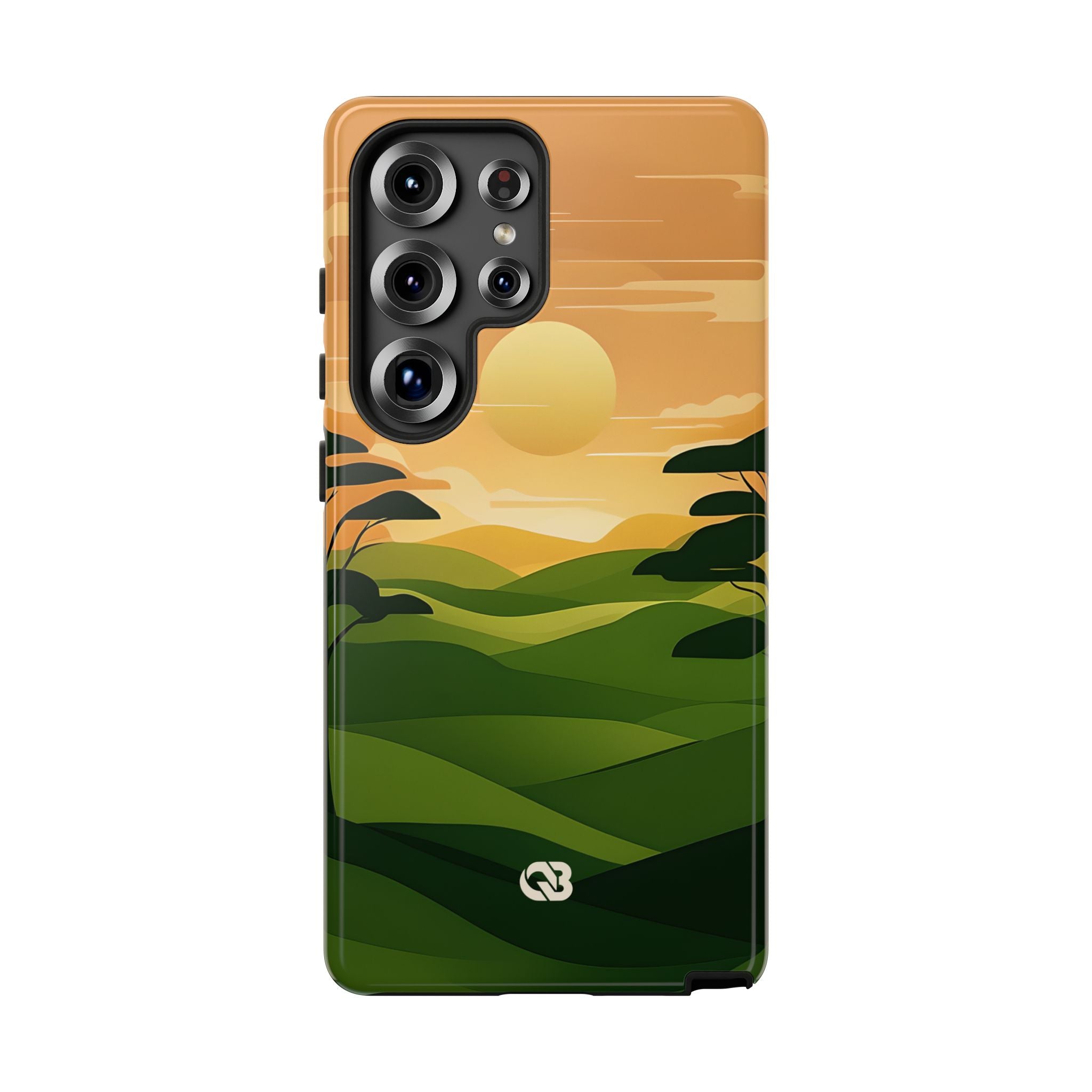 Verdant Horizon Sun · Tough Coque de téléphone pour Samsung