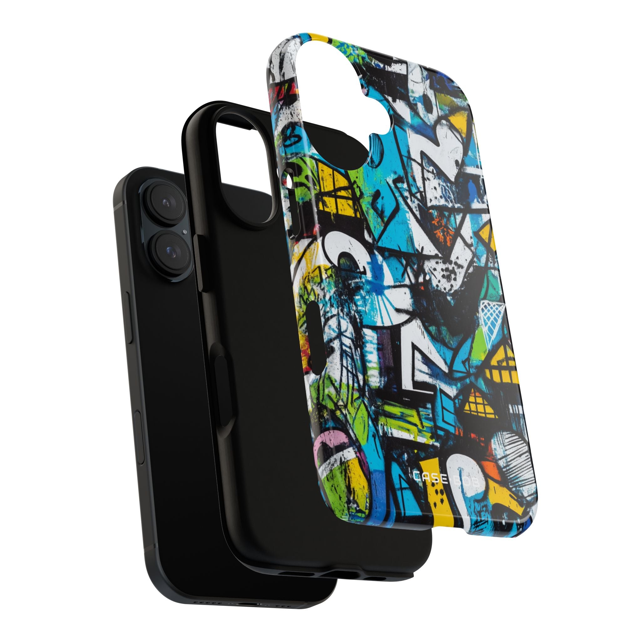 White Ripple Drift iPhone 16 Case - Tough - CASE•BOB