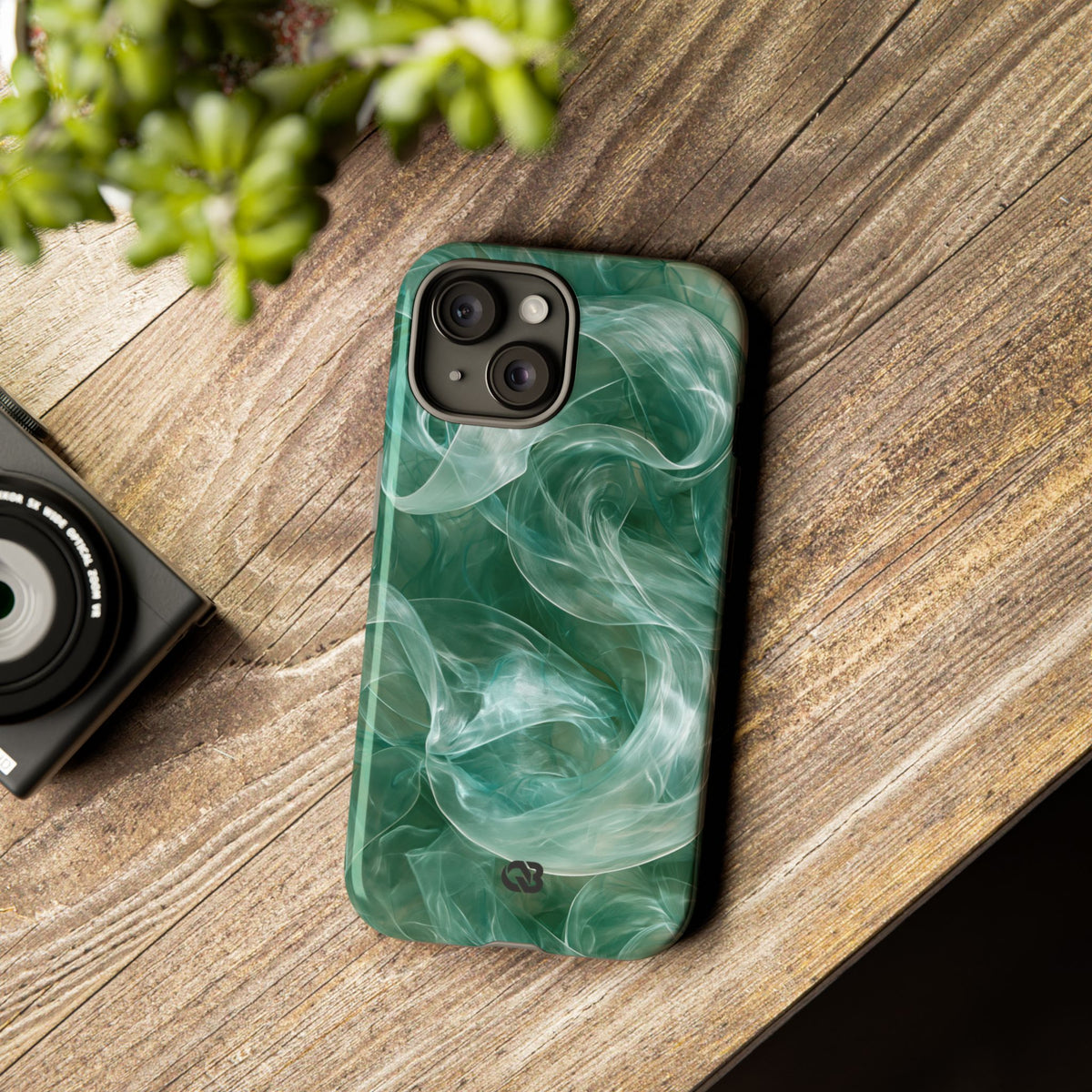 Translucent Aqua Flow · Tough Phone Case for iPhone · Teal