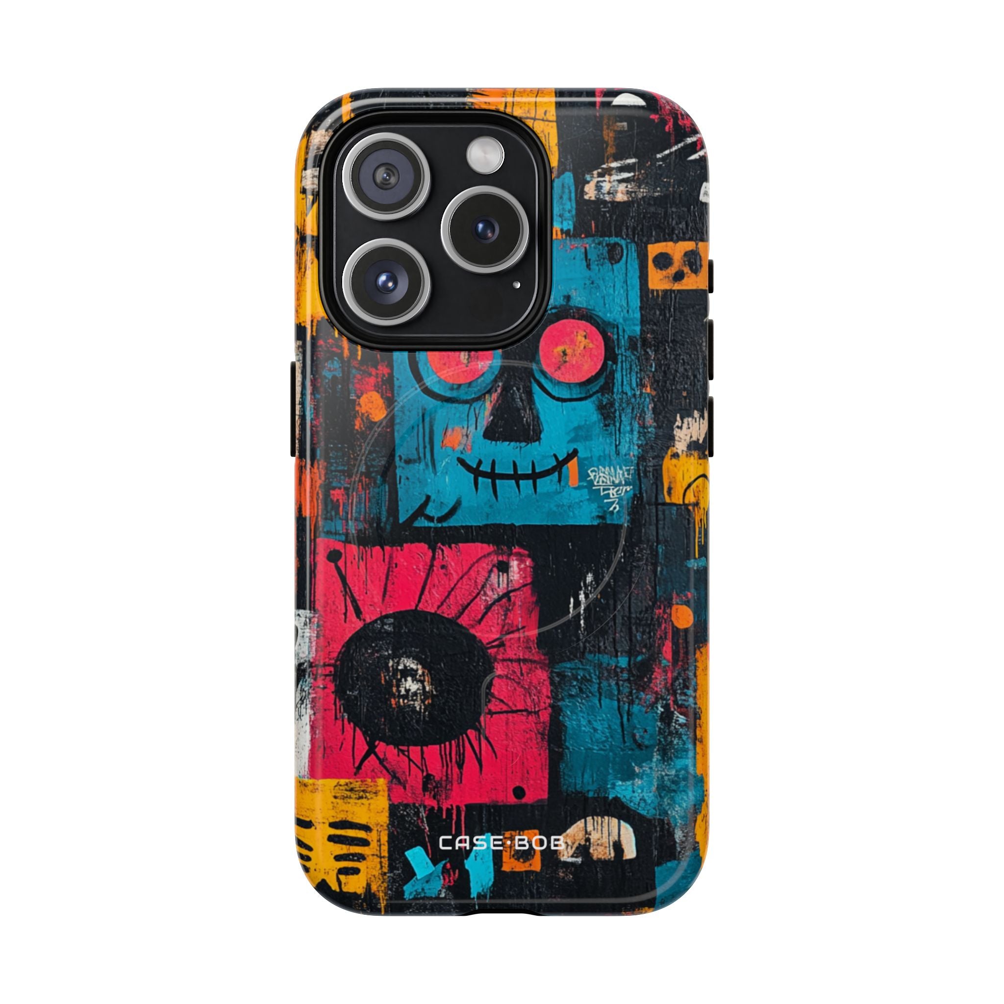 Blue Stitch Smile iPhone 15 Pro Case - Tough+