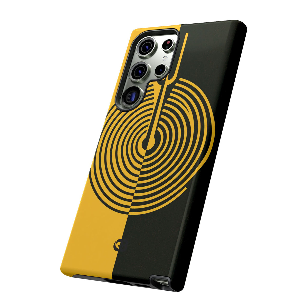 Yellow Tough Phone Case for Samsung - Voltage Sector Pulse
