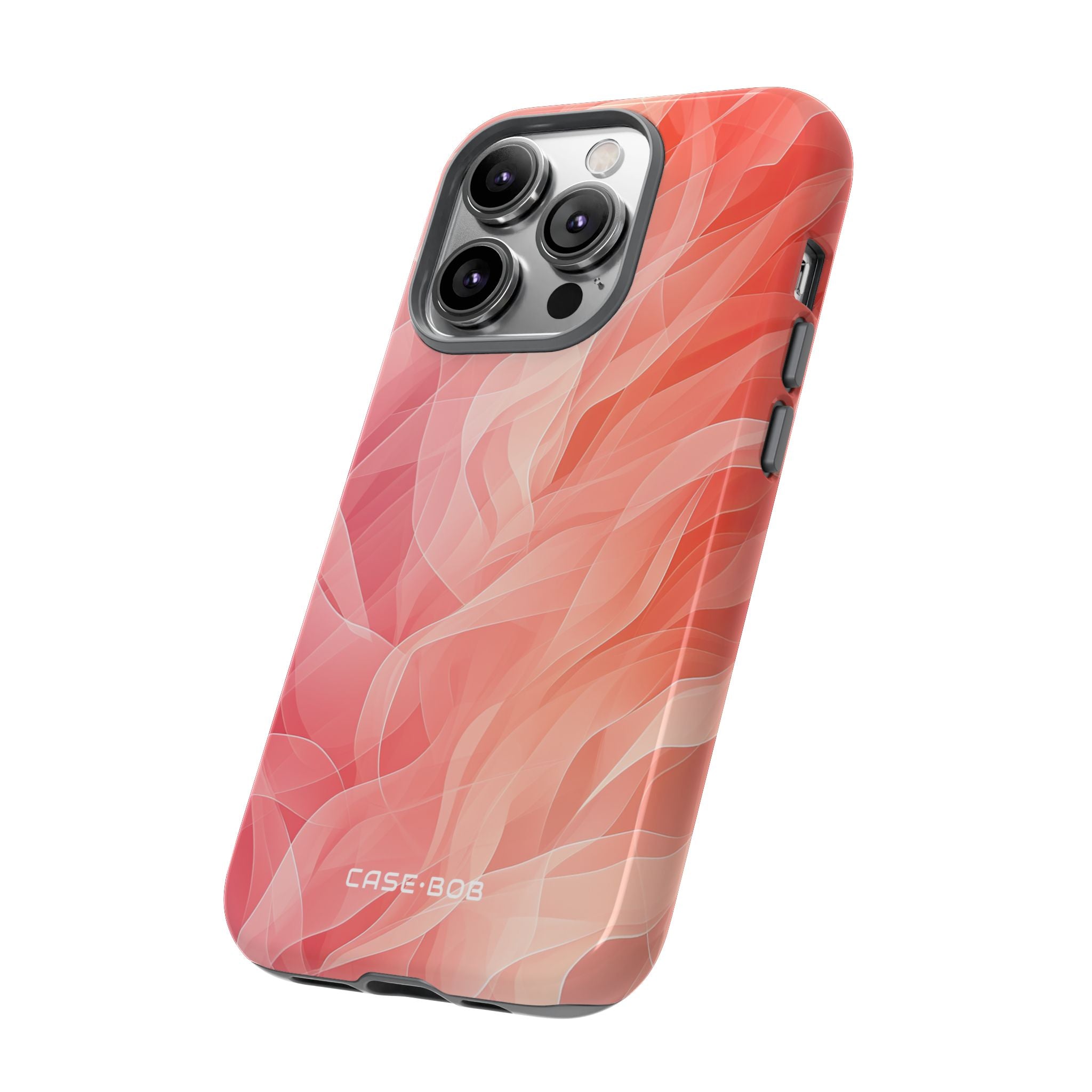 Peach Wave Drift iPhone 14 Pro Case - Tough