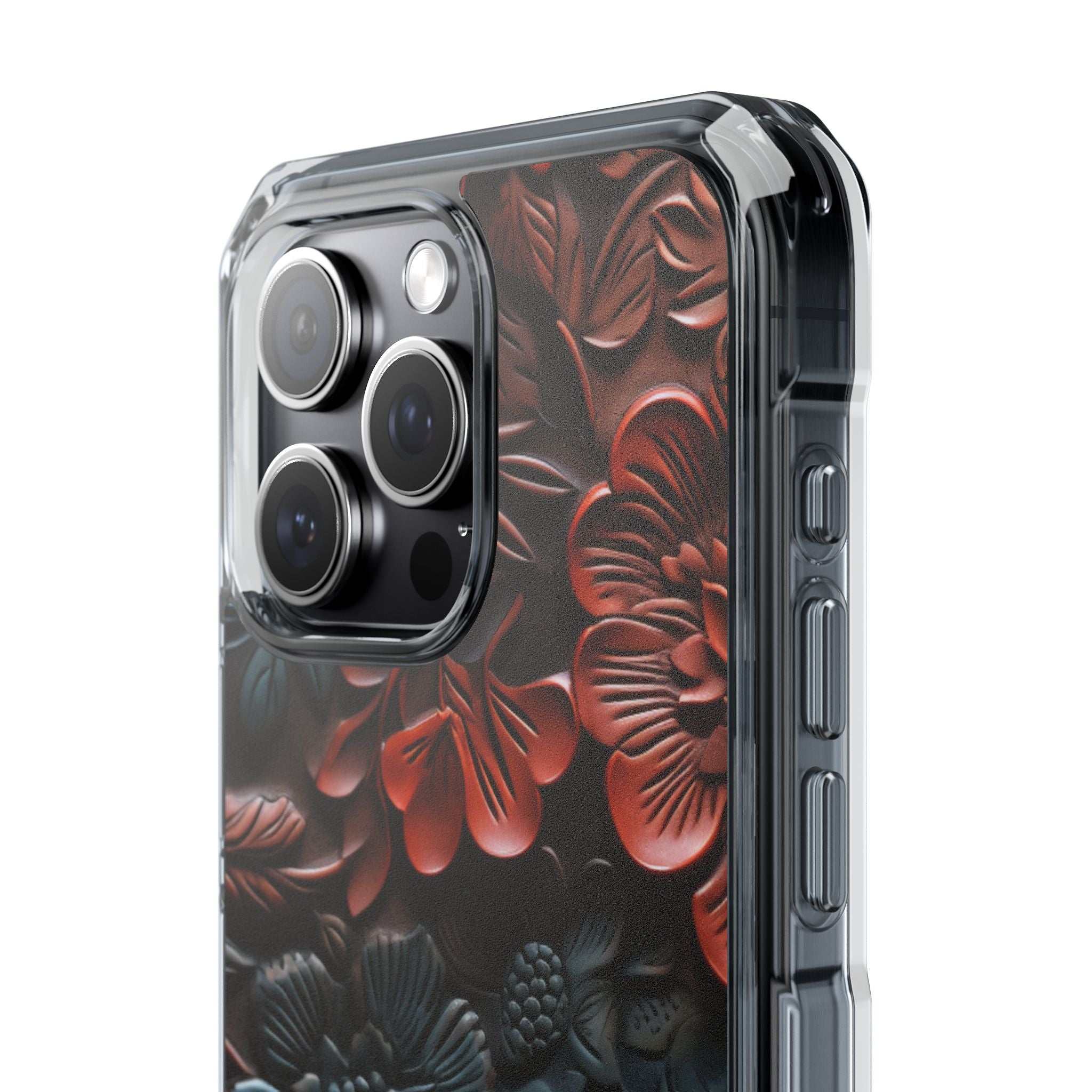 Carved Earth Bloom · Impact Phone Case for iPhone · Magsafe