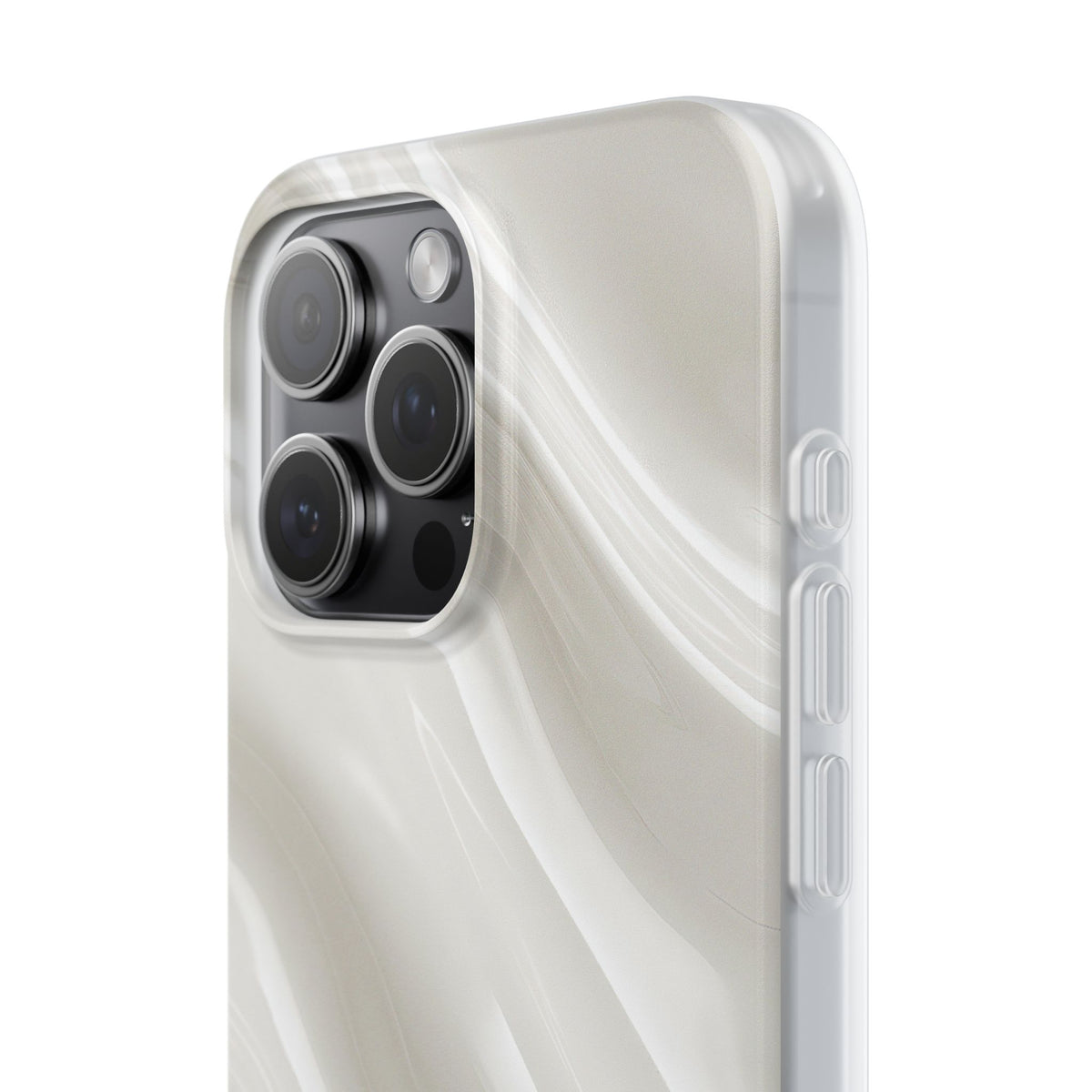 Liquid Enamel Fold · Lite Phone Case for iPhone · White