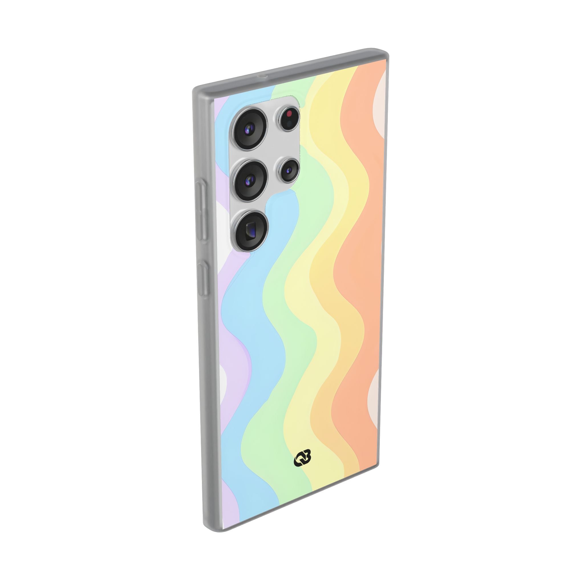 Pastel Ripple Flow · Soft Handyhülle für Samsung