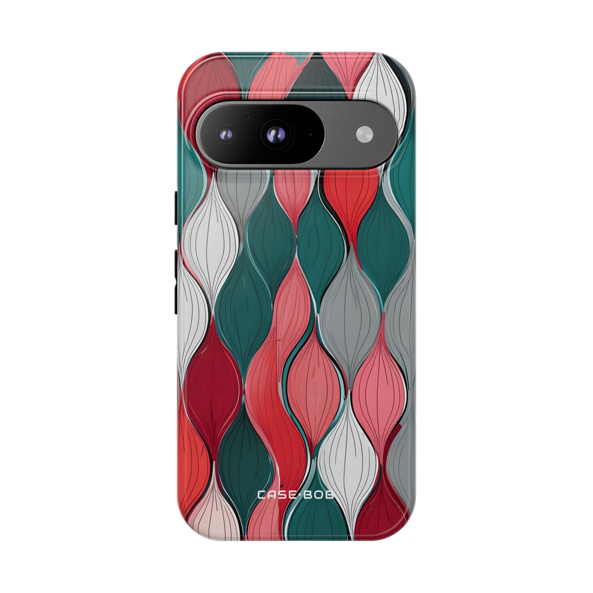 Leaf Cascade Teal Google Pixel 9 Case - Tough