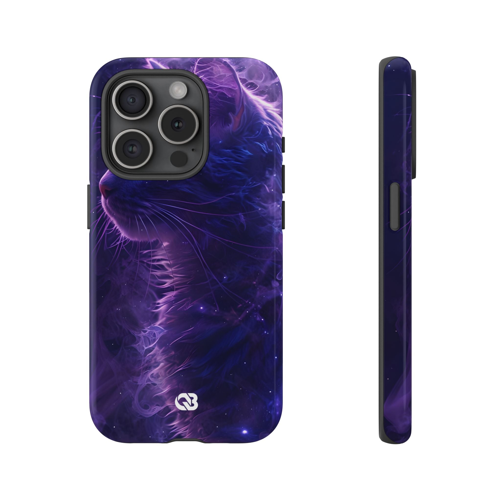 Purple Void Feline · Tough Custodia per iPhone