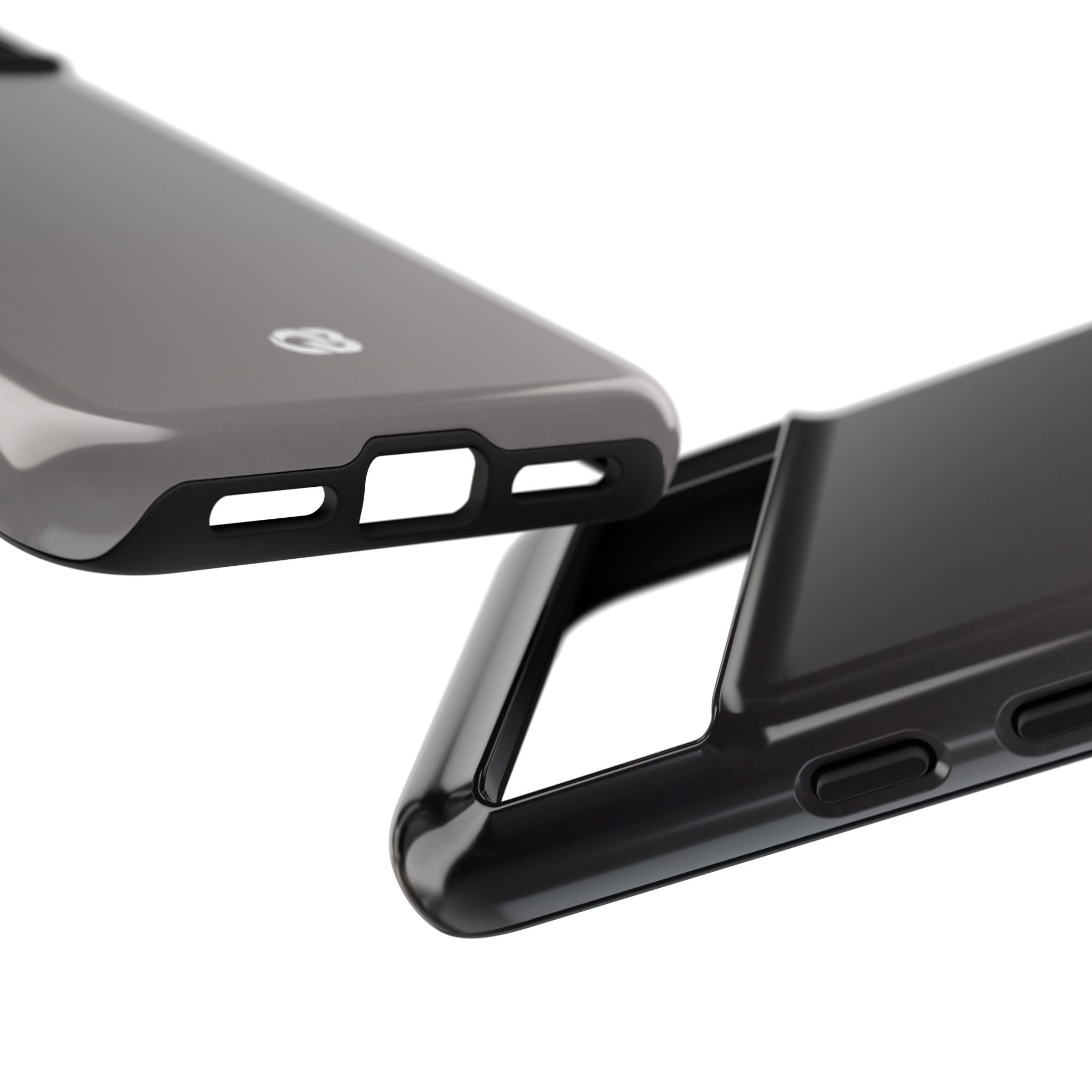 Grey Tough Phone Case for Google Pixel - Obsidian Ash Fade