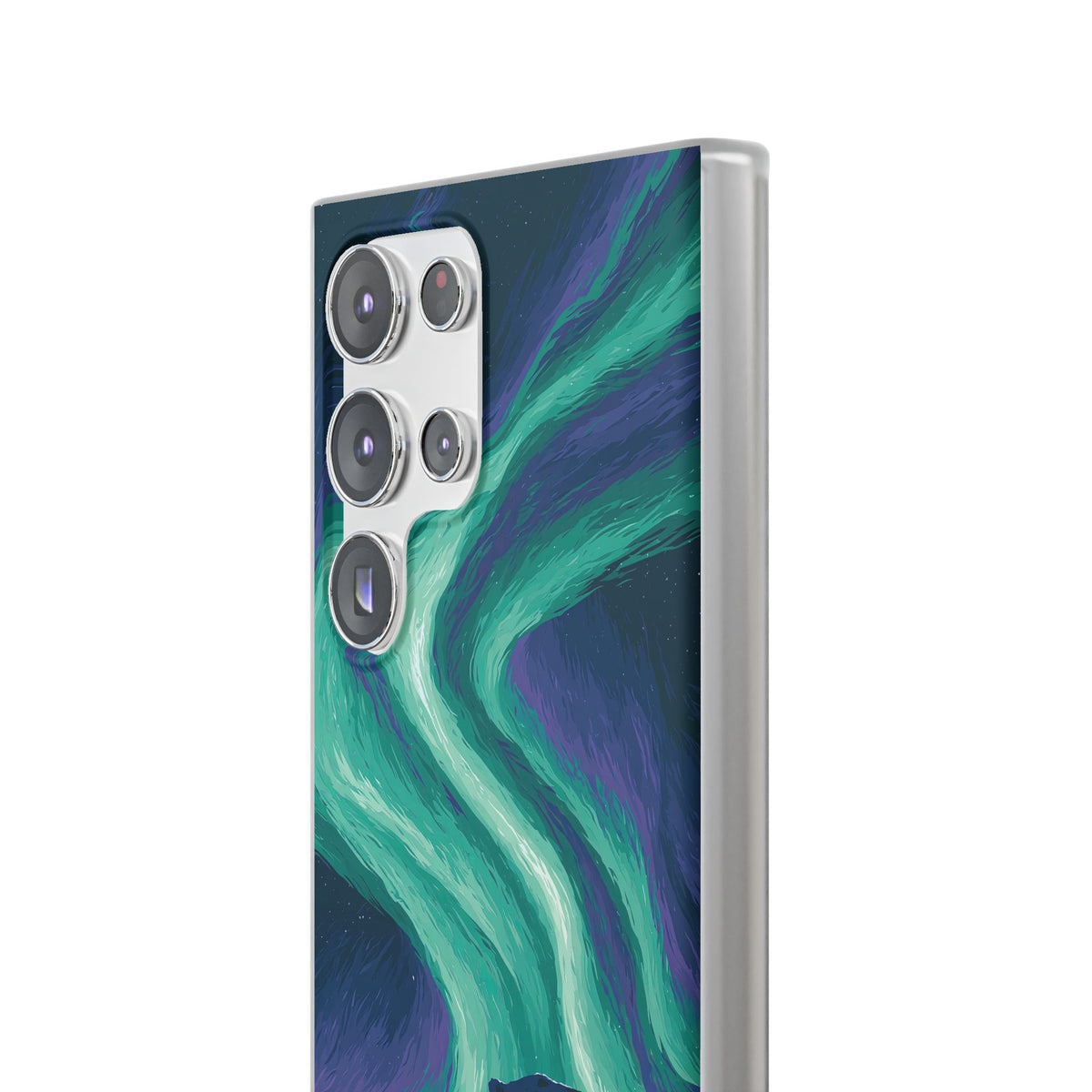 Arctic Aurora Bear · Lite Phone Case for Samsung · Teal