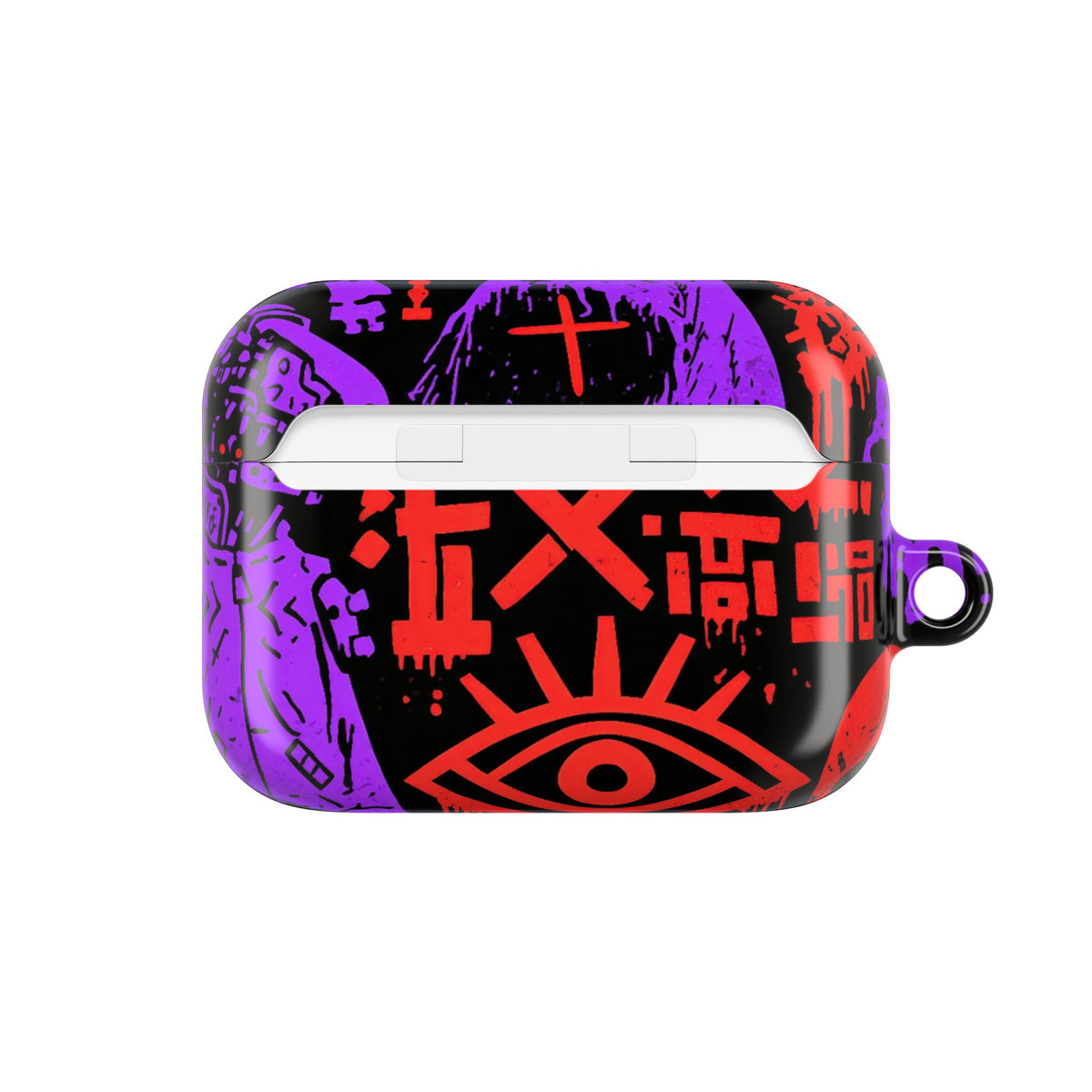 Underground Cyber Glyphs · Hard Case for AirPods & AirPods Pro · Black