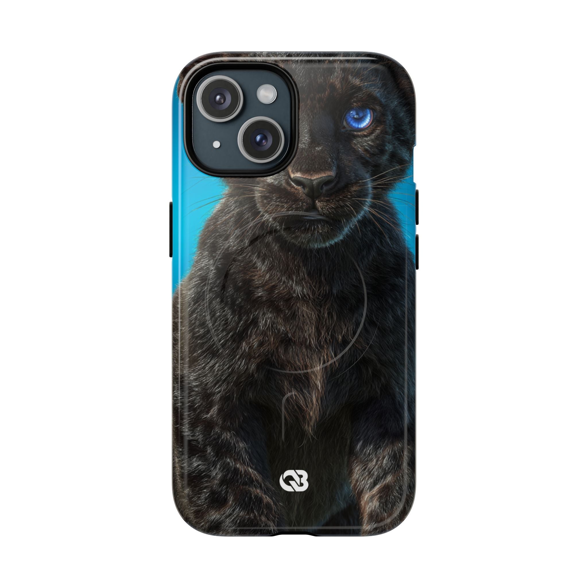 Sapphire Gaze Panther · Tough+ Phone Case for iPhone · Magsafe
