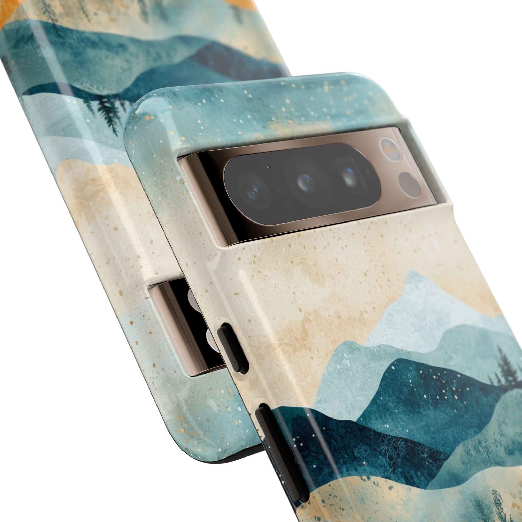 Mondbeschienene Berge Google Pixel 8 Pro Case - Tough