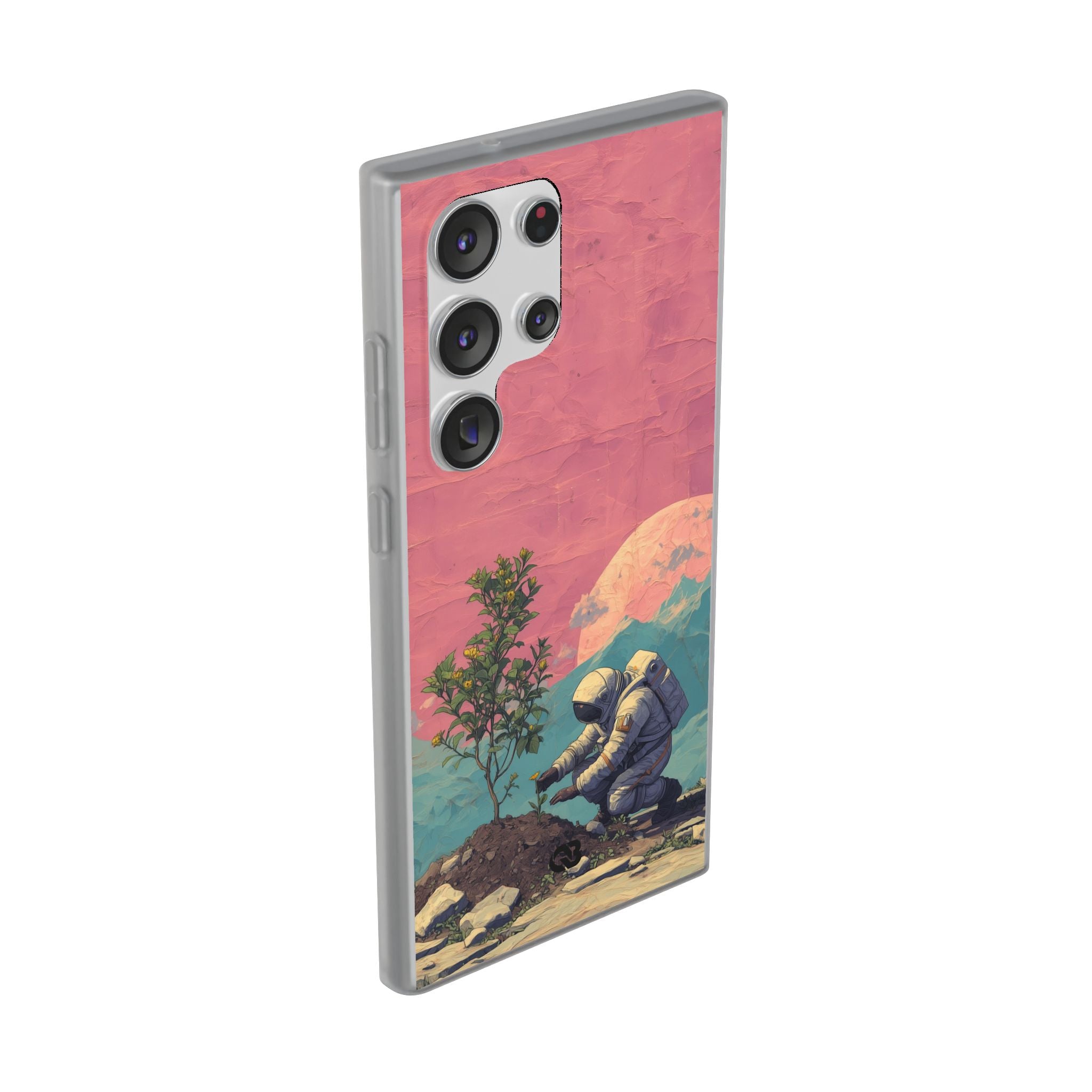 Lunar Pastel Bloom · Soft Phone Case for Samsung