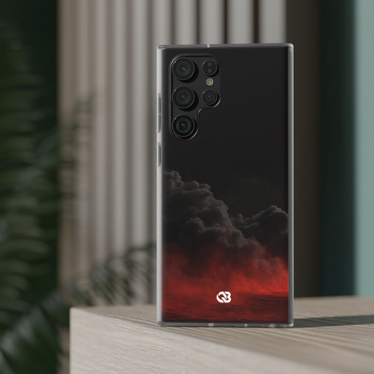 Crimson Fog Void · Lite Phone Case for Samsung · Black