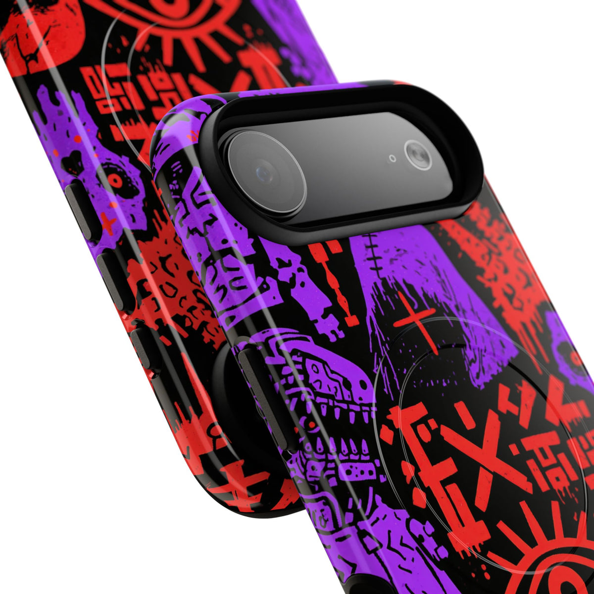 Underground Cyber Glyphs · Tough 2.0 Magnetic Phone Case for iPhone · Black
