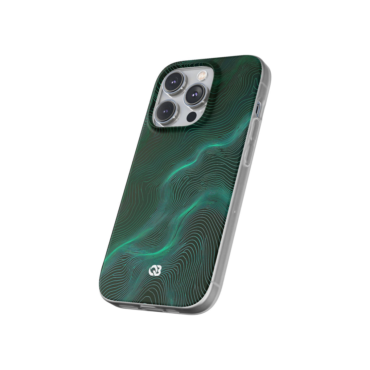 Emerald Topo Ridge · Lite Phone Case for iPhone · Green