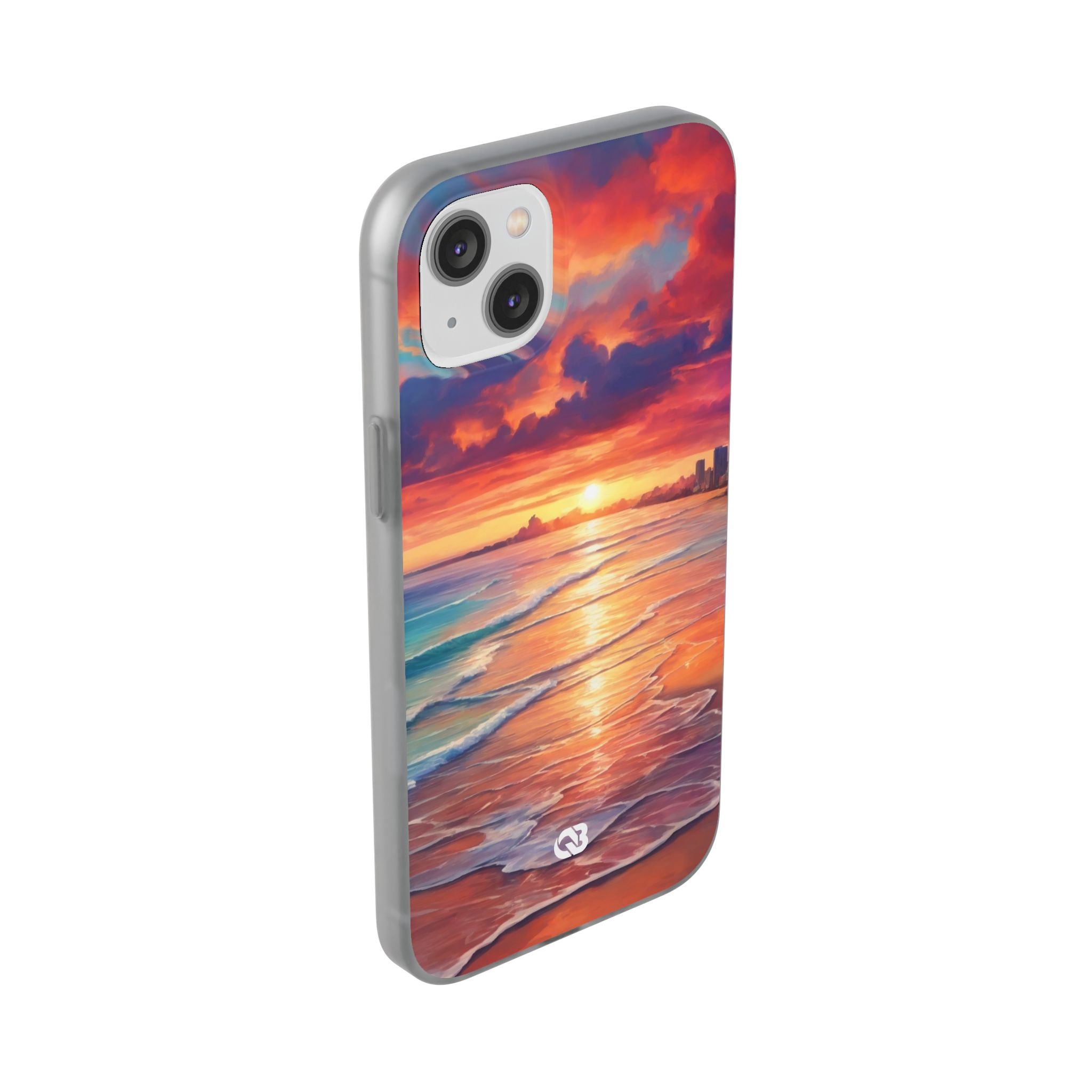 Crimson Shore Horizon · Soft Handyhülle für iPhone