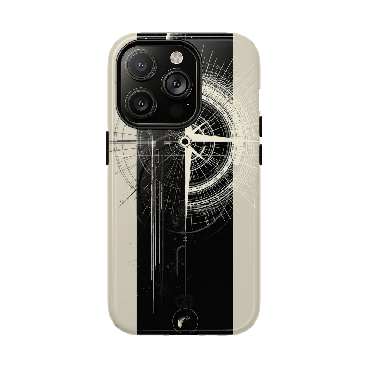 Orbital Meridian · Tough 2.0 Magnetic Phone Case for iPhone · Beige