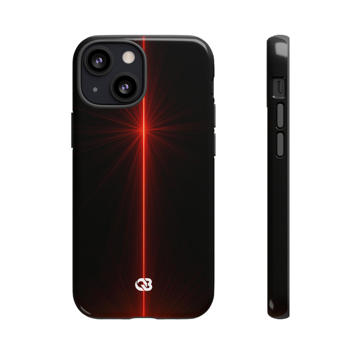 Crimson Zenith · Tough Phone Case for iPhone · Red