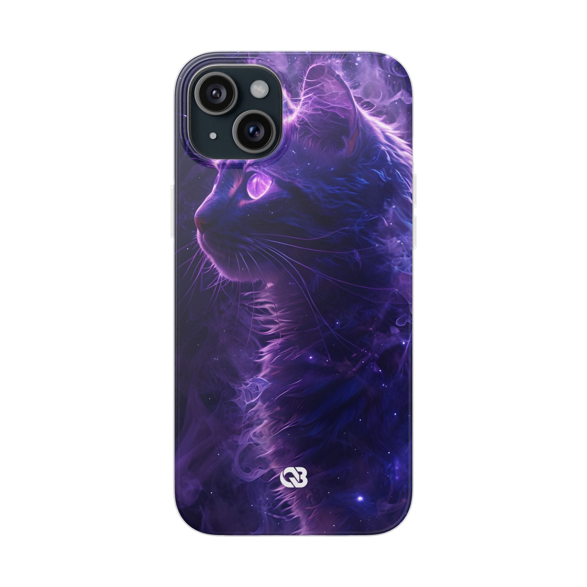 Purple Void Feline · Soft Custodia per iPhone
