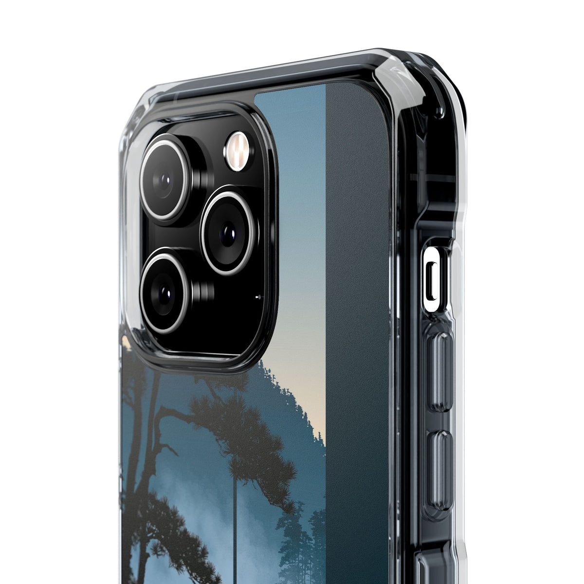 Blue Impact MagSafe Phone Case for iPhone - Kyoto Mist Pine