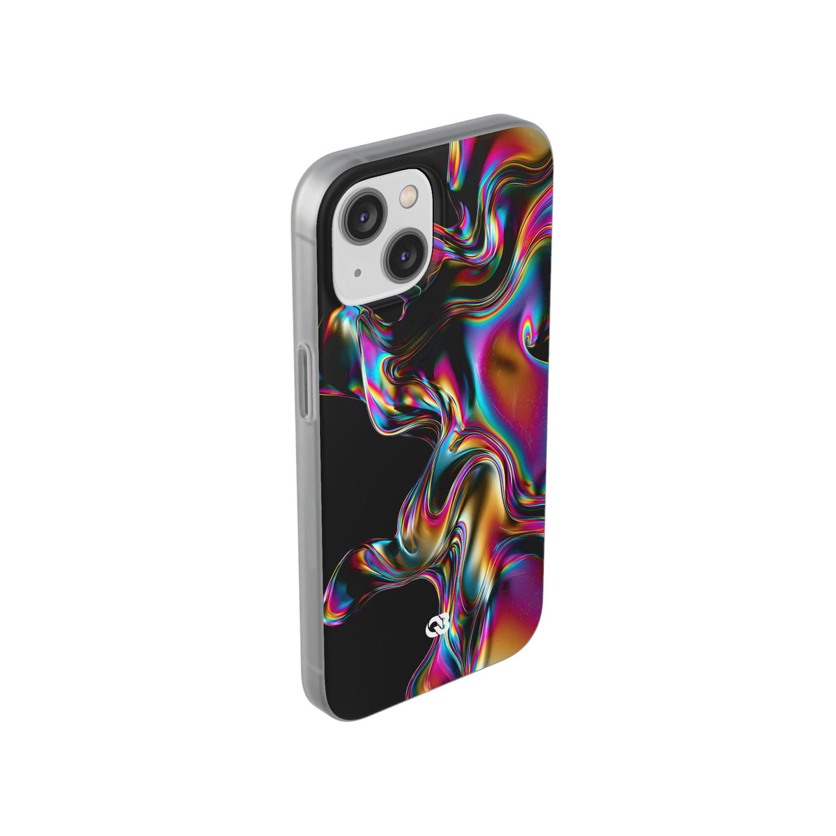 Purple Lite Phone Case for iPhone - Liquid Neon Chrome