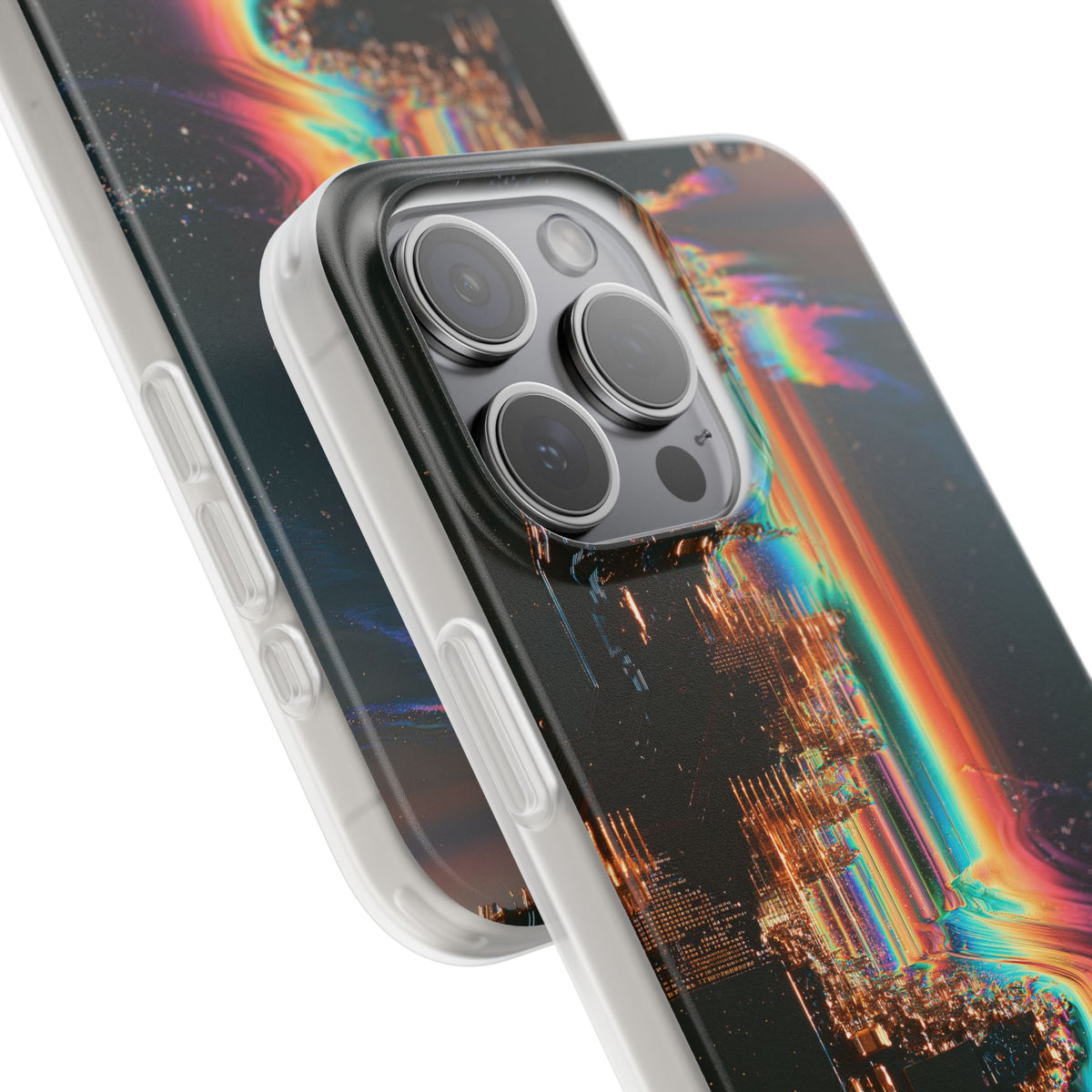 Prismatic Circuit · Lite Phone Case for iPhone · Black