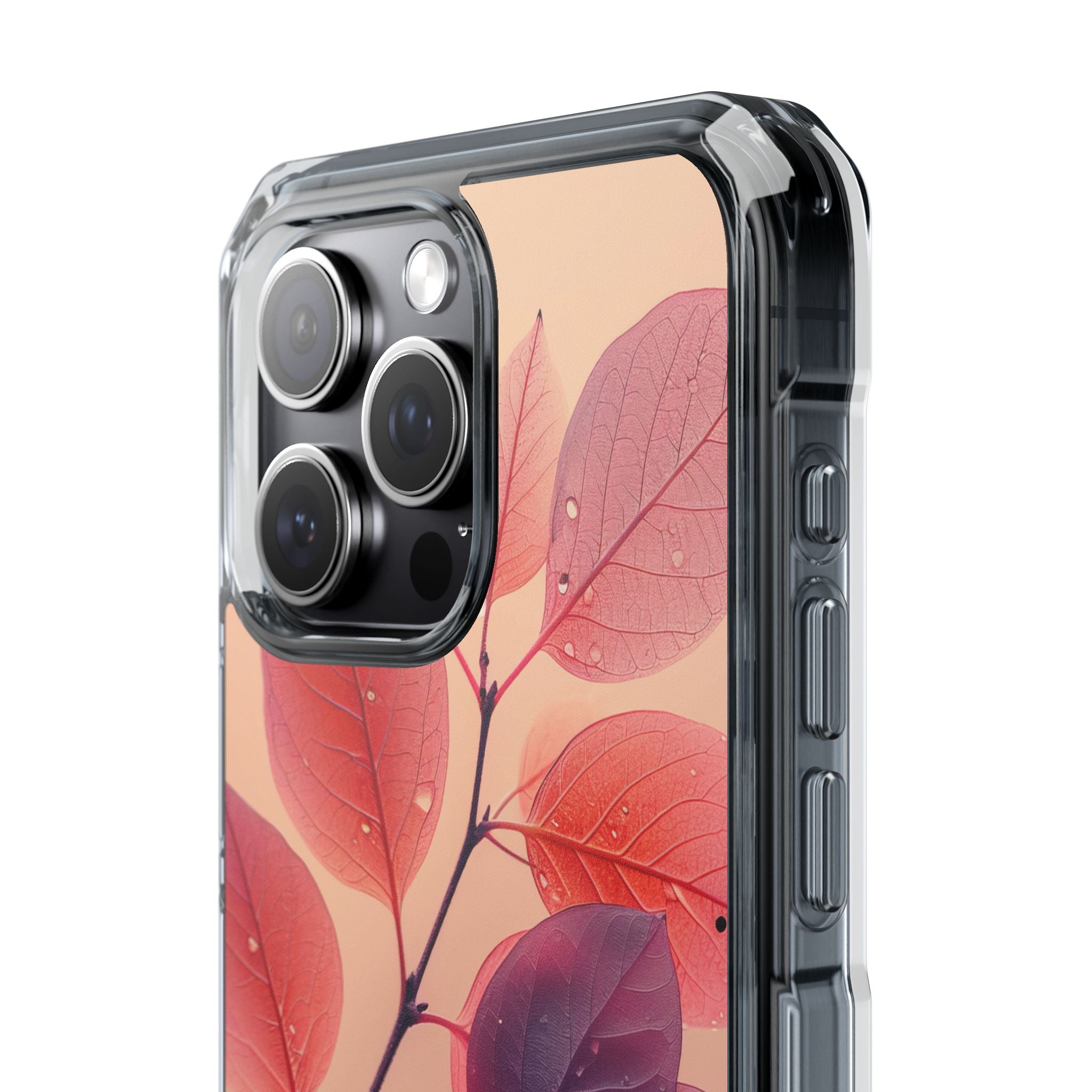 Dewy Magenta Foliage · Impact Phone Case for iPhone · Magsafe