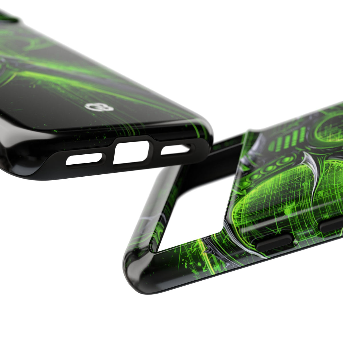 Cyber Sigil Grid · Tough Phone Case for Pixel · Green
