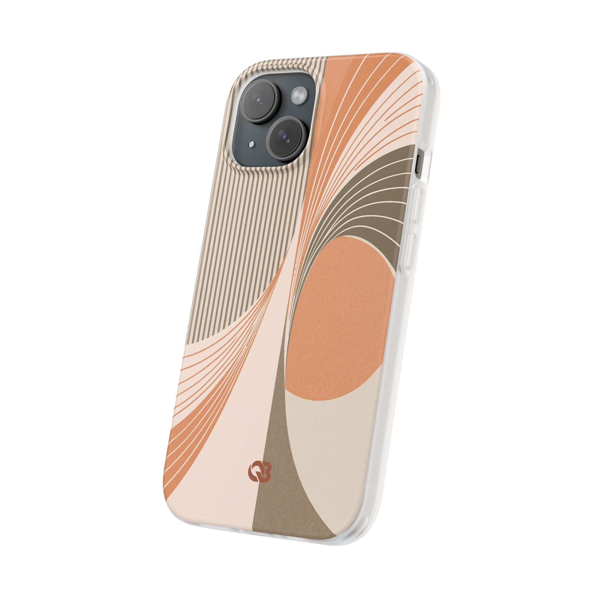 Orange Lite Phone Case for iPhone - Desert Arc Horizon