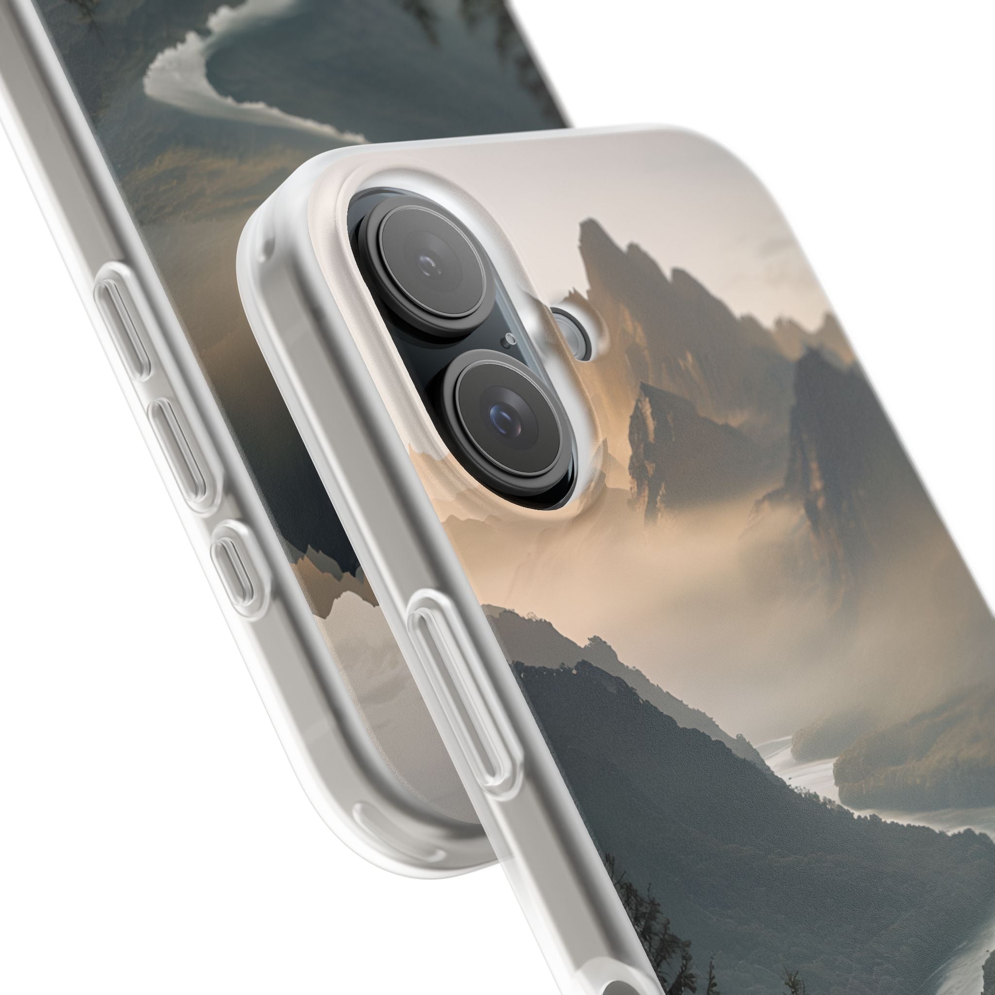 Golden Summit Valley · Soft Phone Case for iPhone