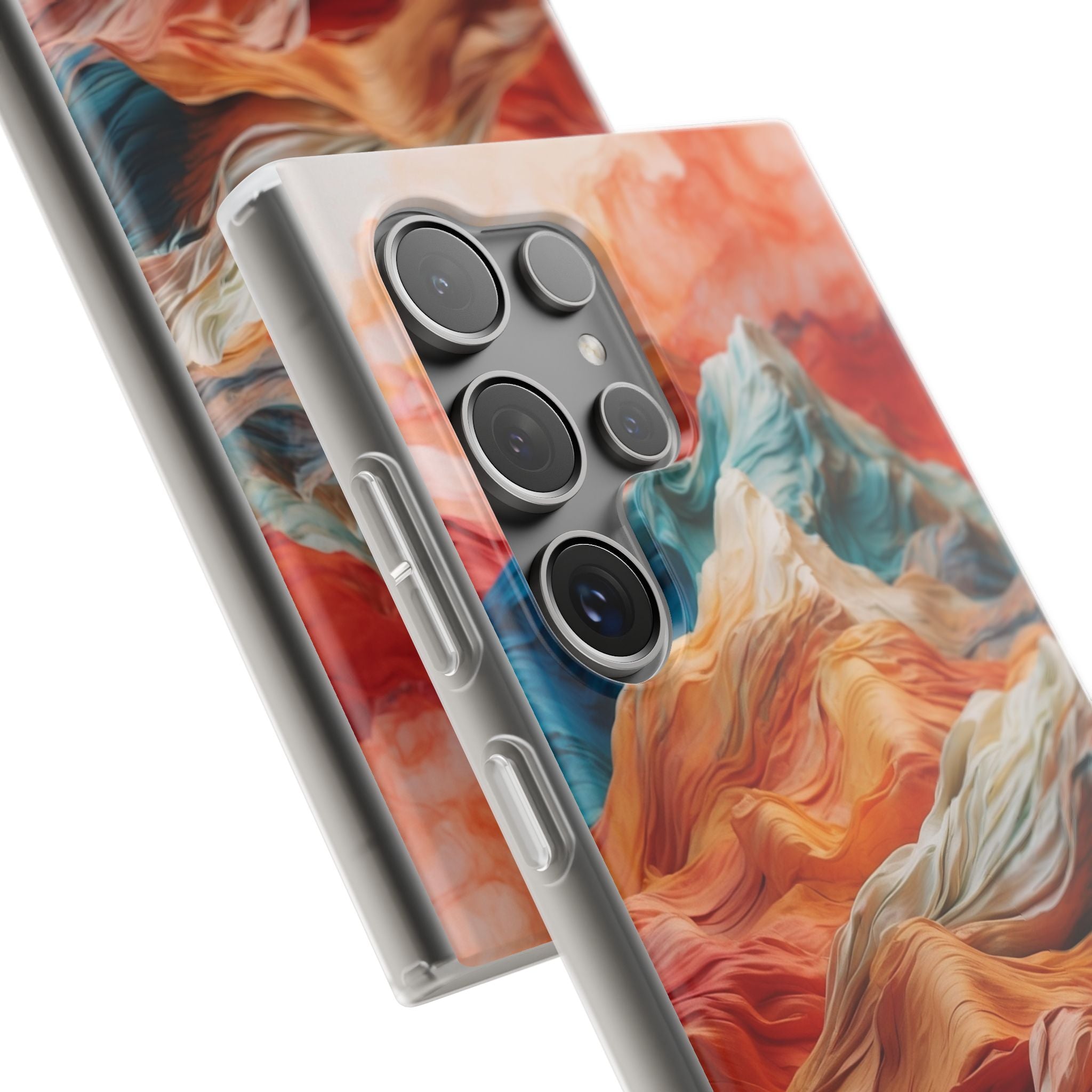 Molten Ridge Flow · Soft Phone Case for Samsung