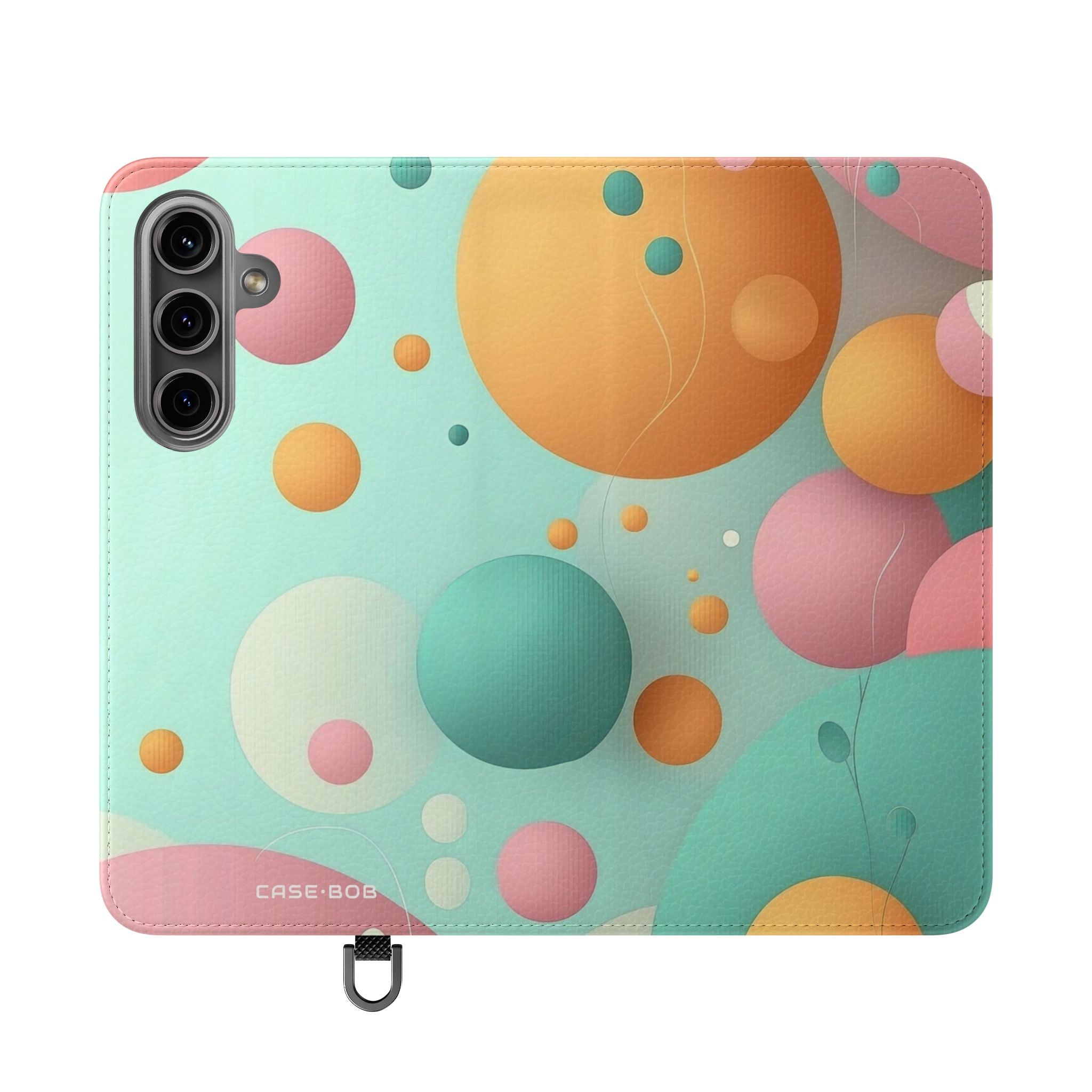 Pastel Circles Flow - Samsung S24 Case - Wallet