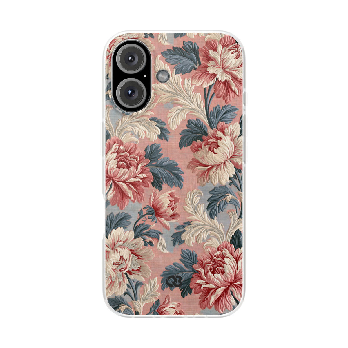 Blush Peony Jacquard · Lite Phone Case for iPhone · Pink