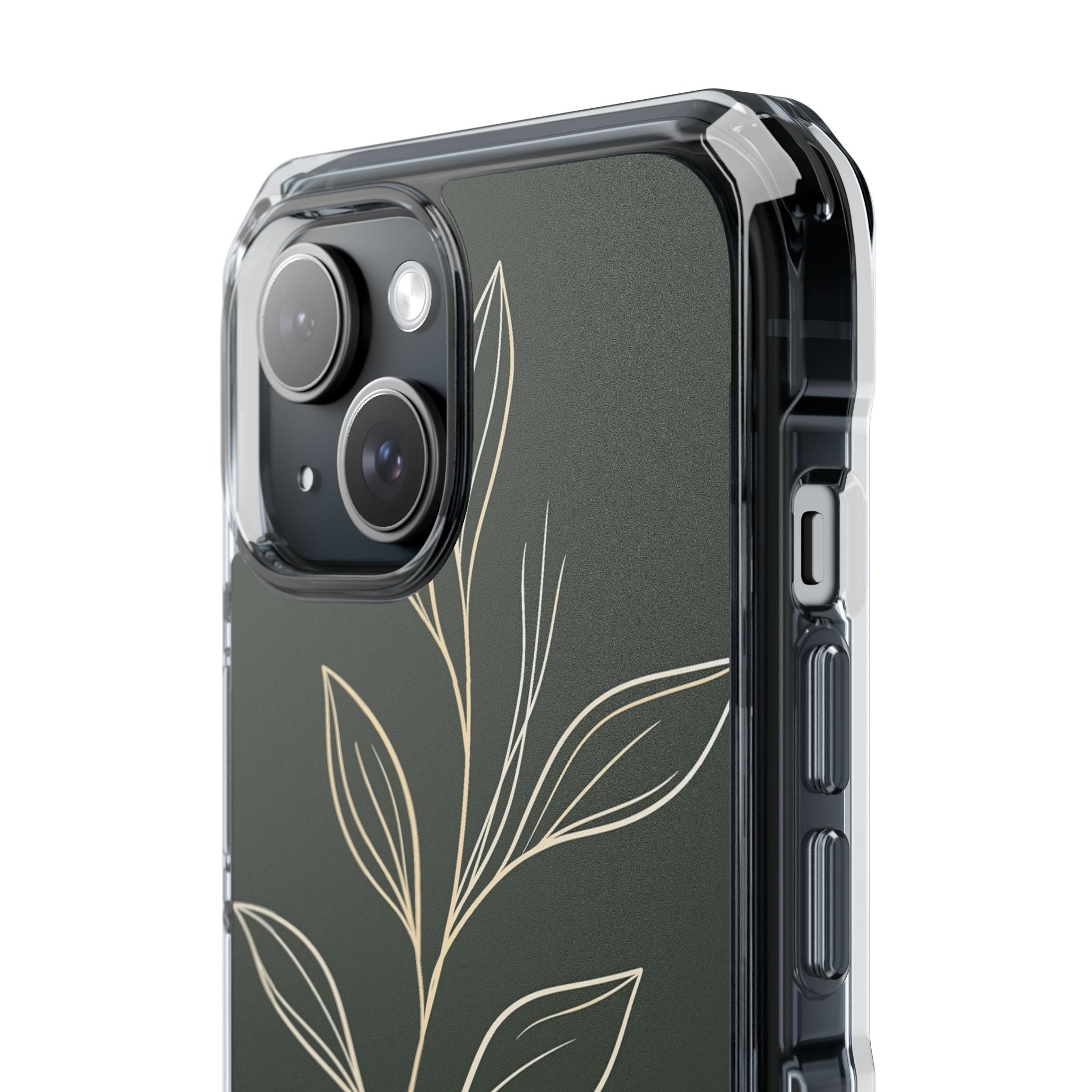 Green Impact MagSafe Phone Case for iPhone - Deep Moss Willow