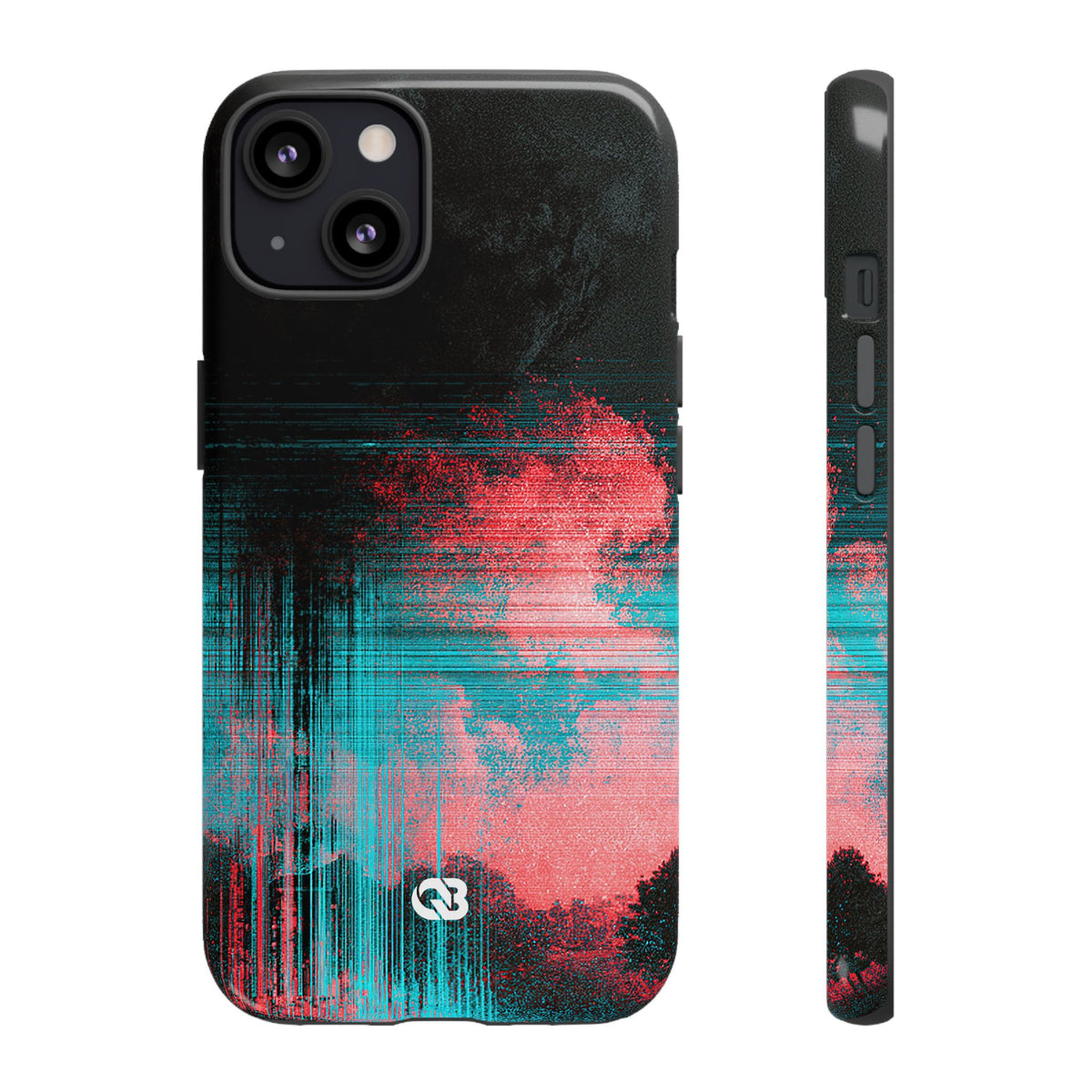 Digital Signal Drift · Tough Phone Case for iPhone · Black