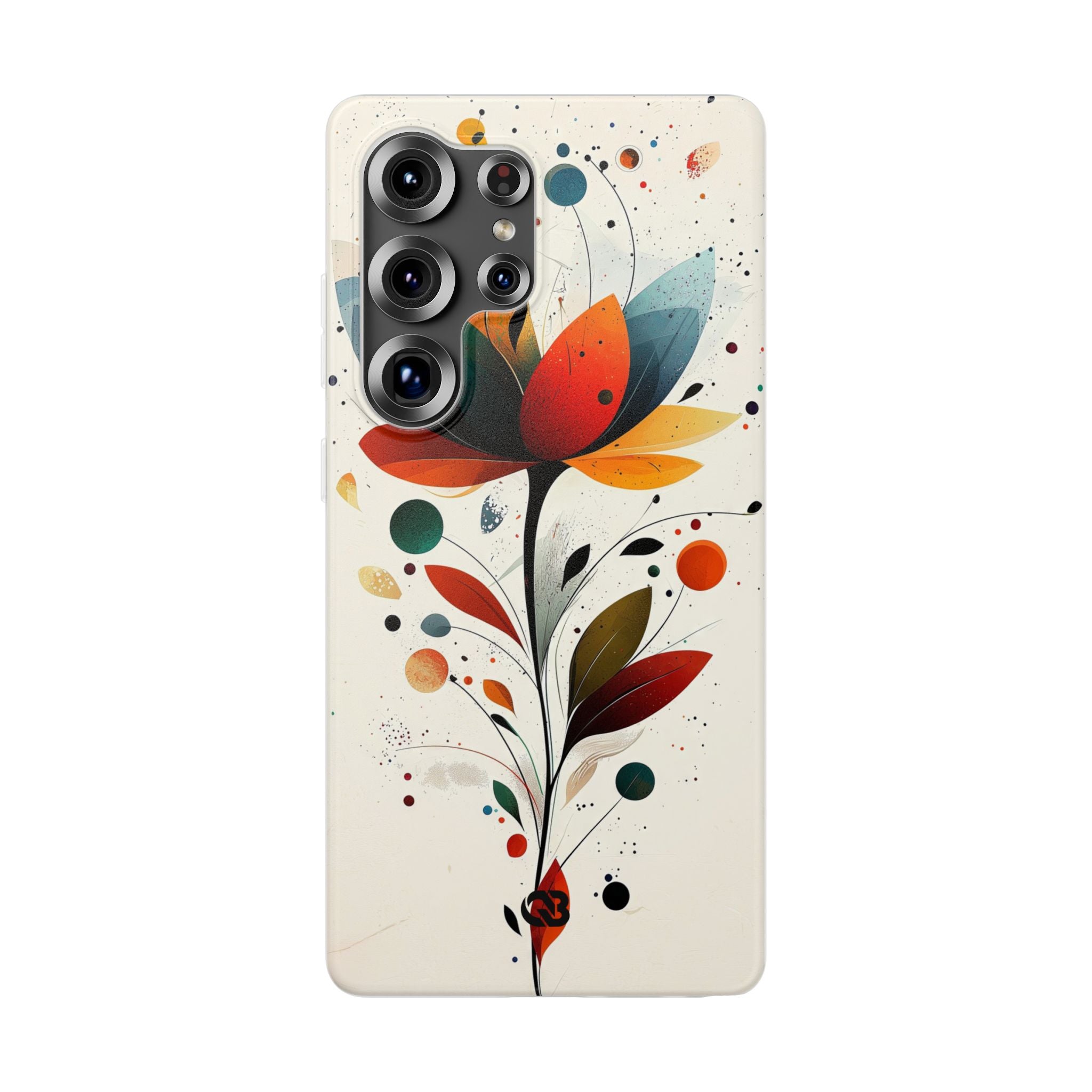 Burnt Petal Abstract · Soft Handyhülle für Samsung