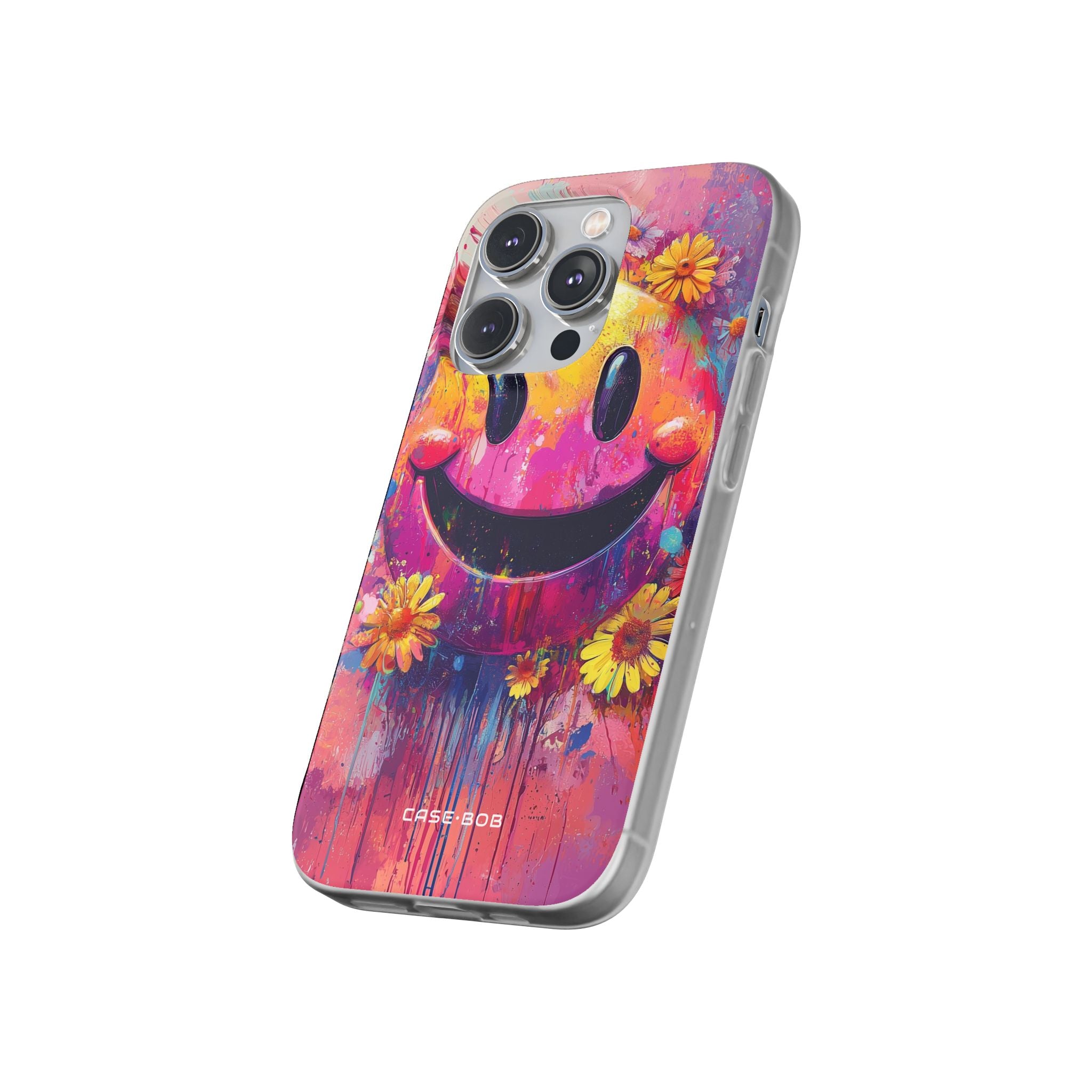 Smiley Bloom iPhone 14 Pro Case - Soft